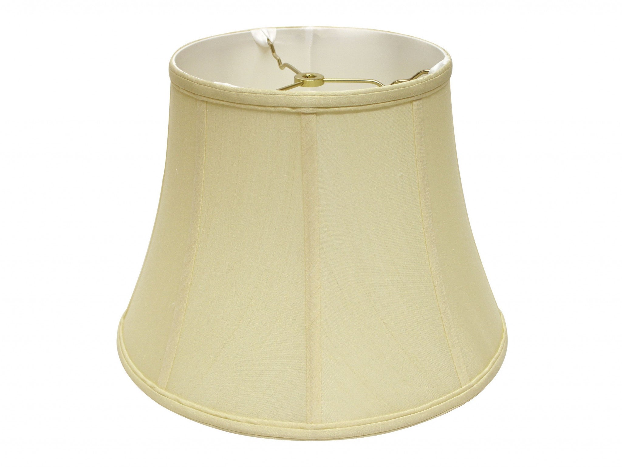 16" Antique White Altered Bell Monay Shantung Lampshade