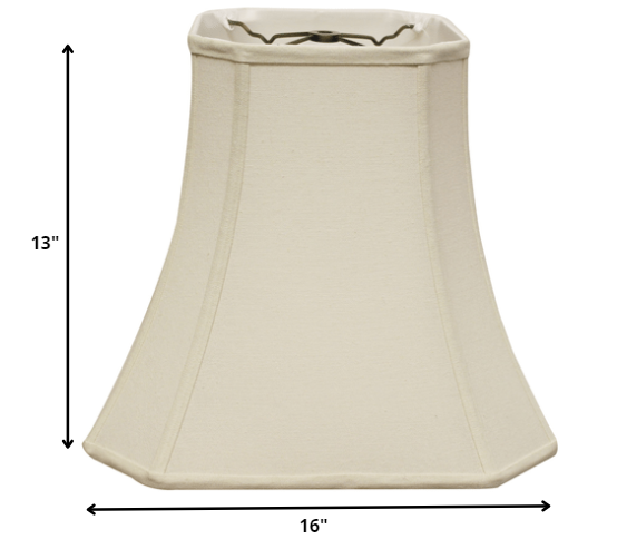 16" Inherent Slanted Square Bell Linen Lampshade