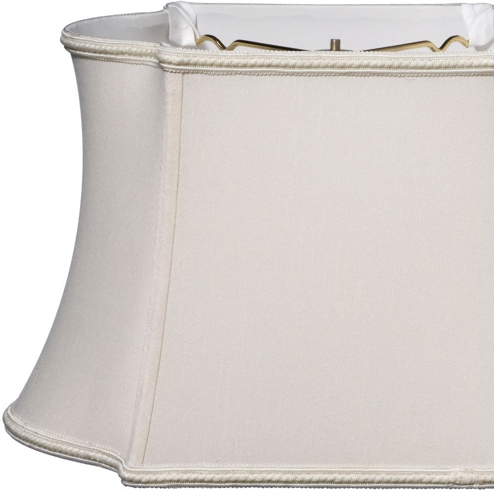 16" Cream Premium Oblong Shantung Lampshade