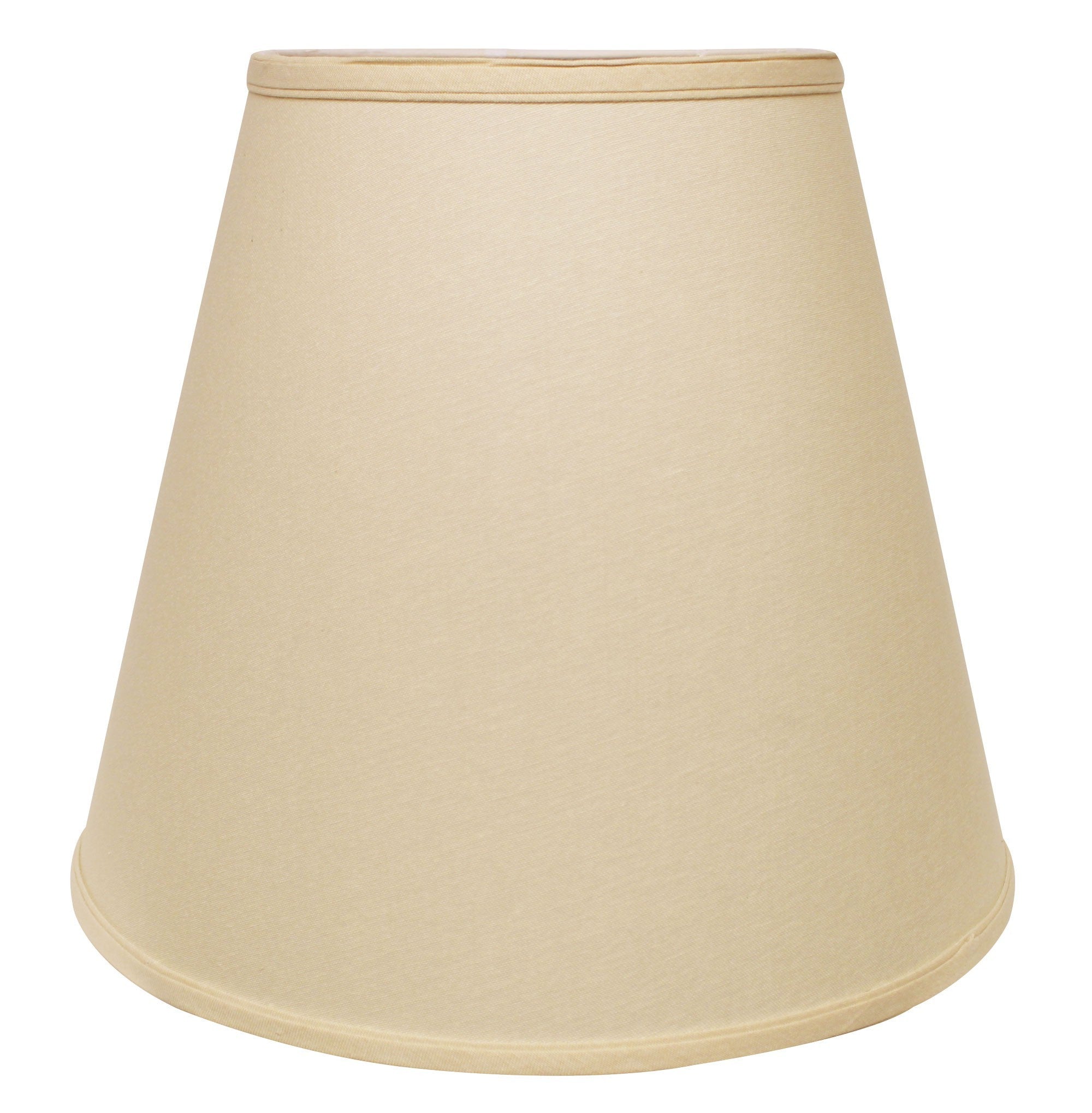 16" Parchment Biege Deep Empire Linen Lampshade