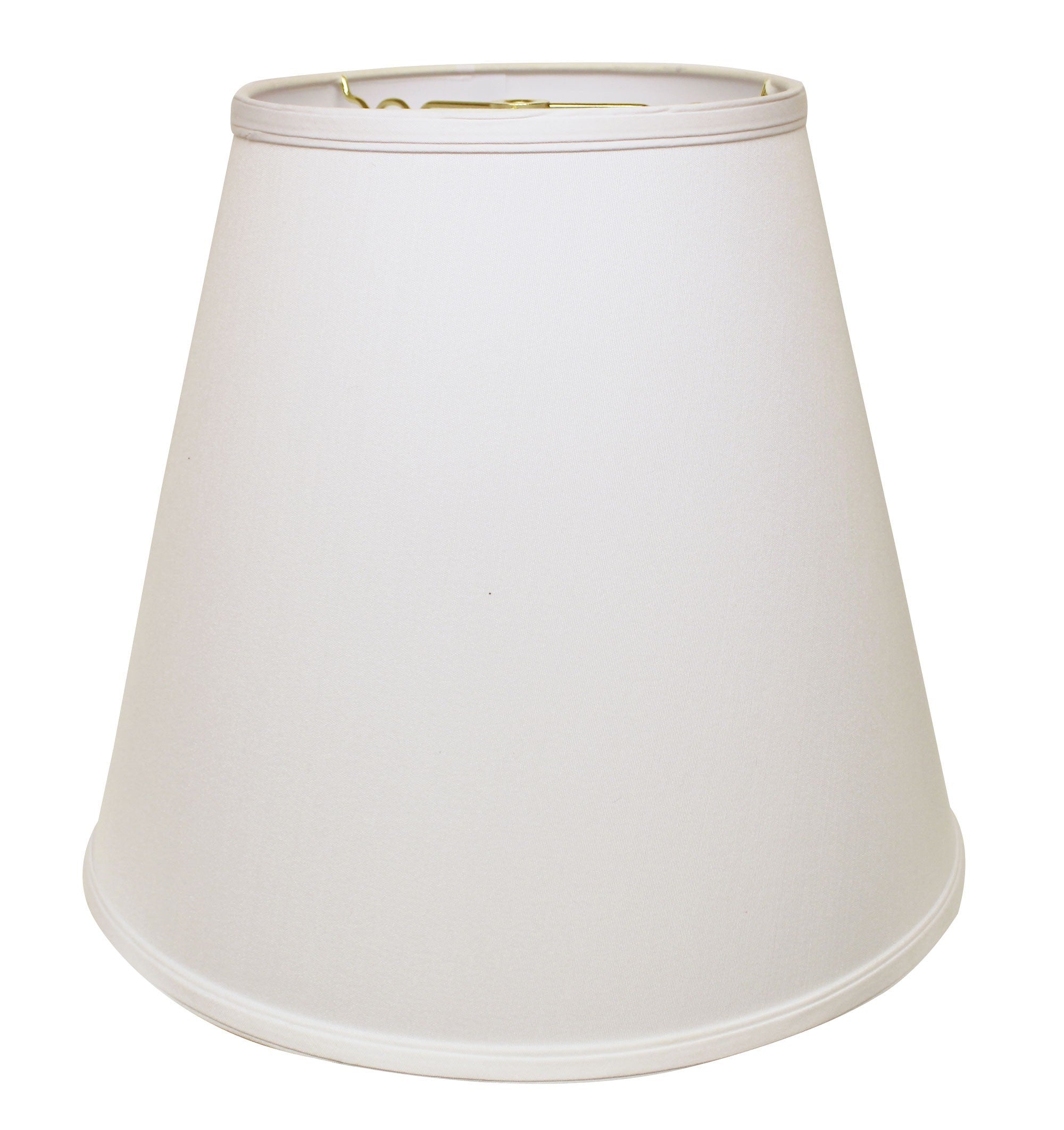 18" White Deep Empire No Slub Lampshade