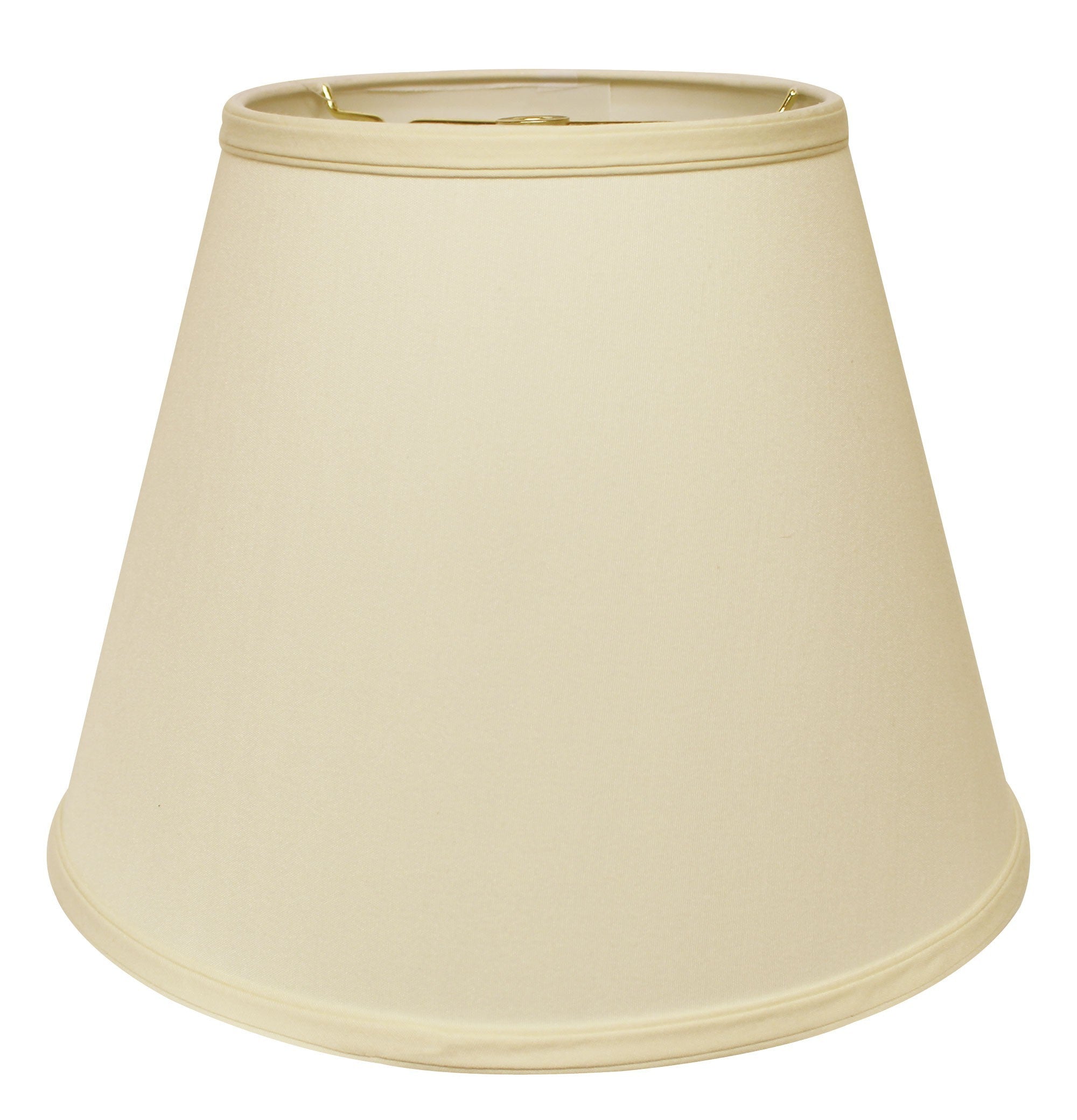 16" Ivory Empire Deep Slanted No Slub Lampshade