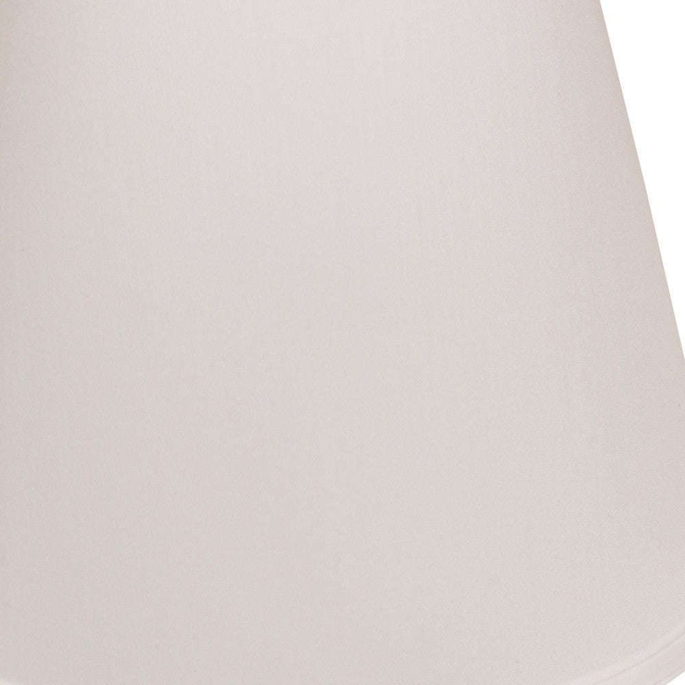 18" White Empire Deep Slanted No Slub Lampshade