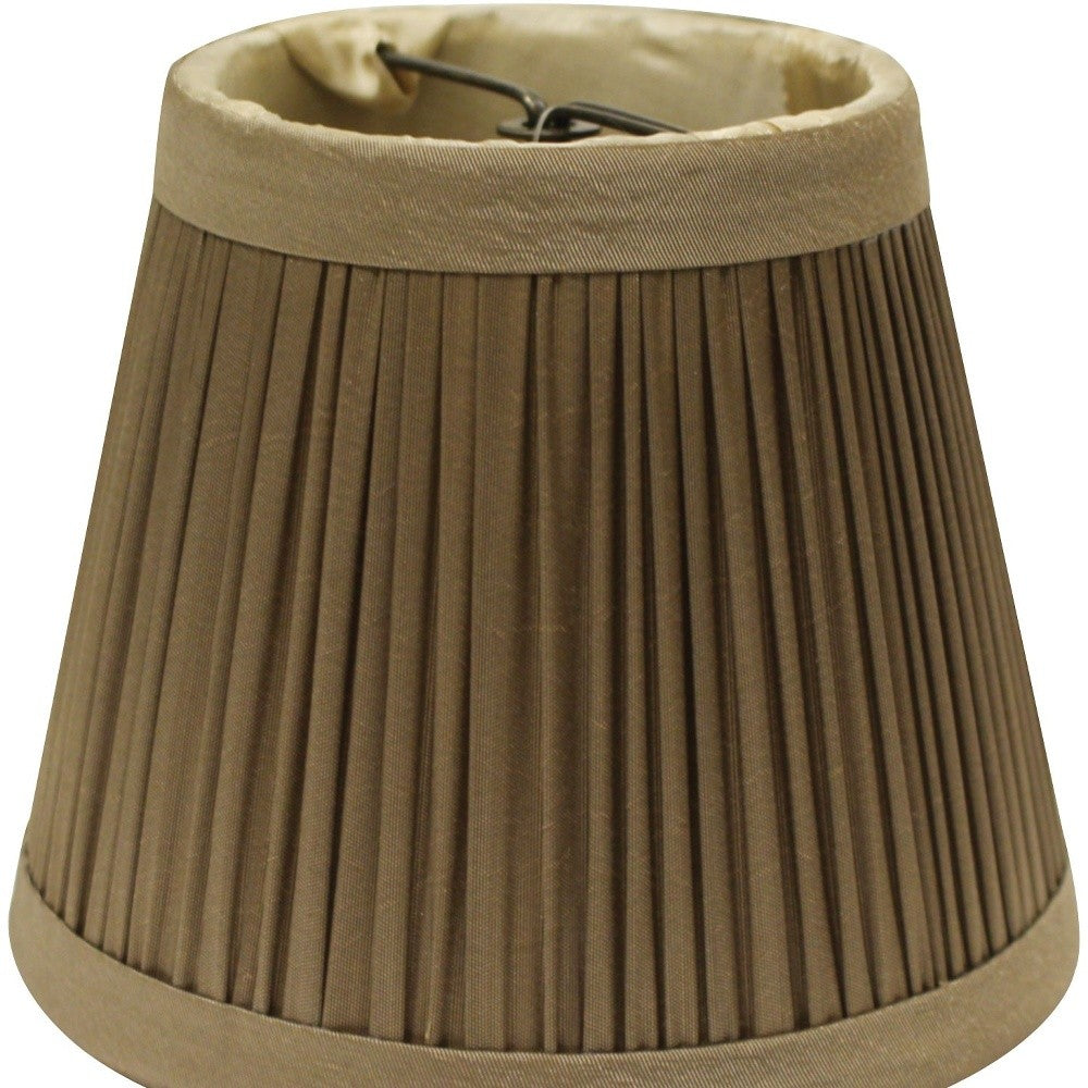 7" Ash Set of 6 Slanted Chandelier Tafetta Lampshades