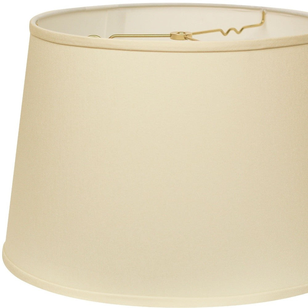 18" Ivory Rounded Empire Slanted No Slub Lampshade