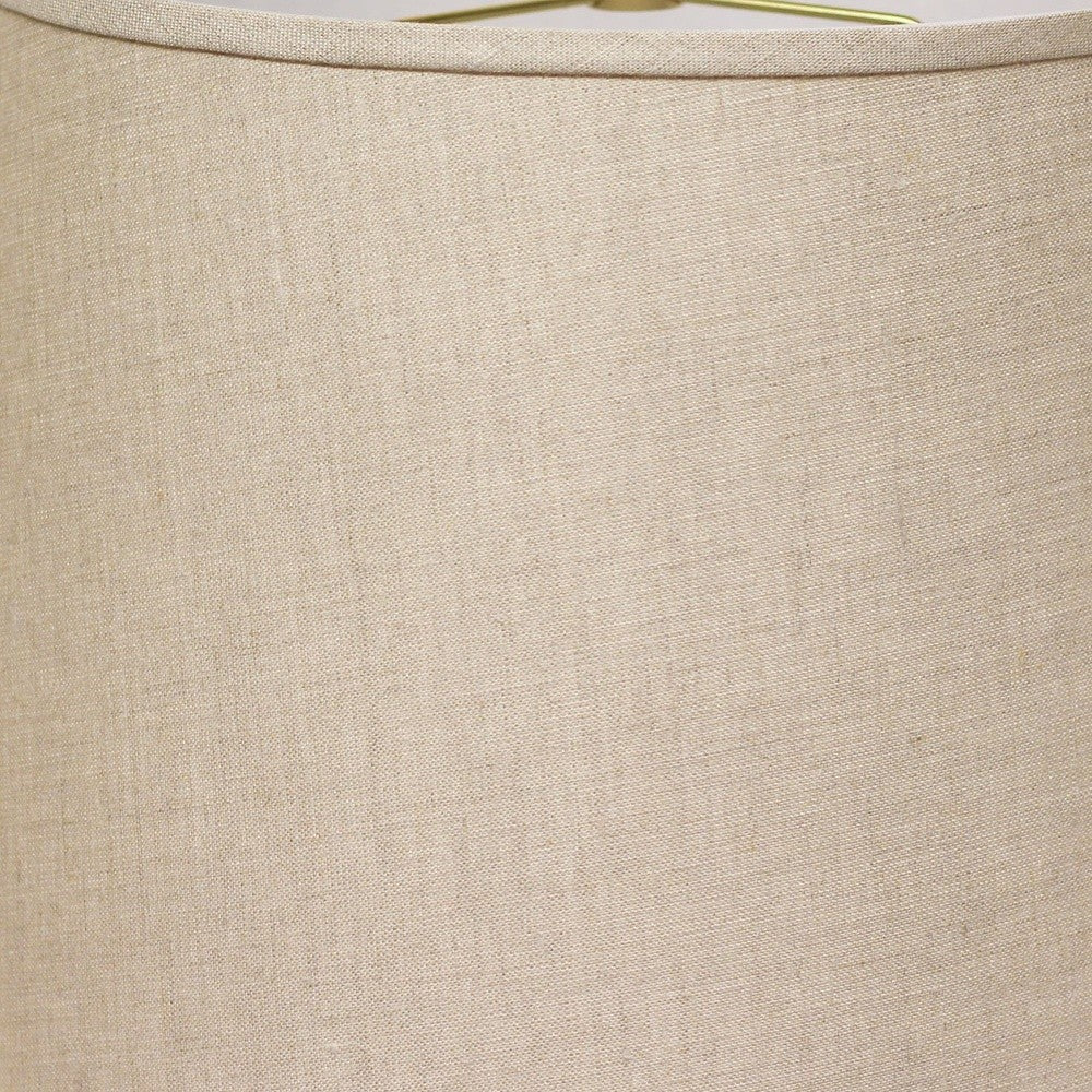 18" Dark Wheat Rounded Empire Slanted Linen Lampshape