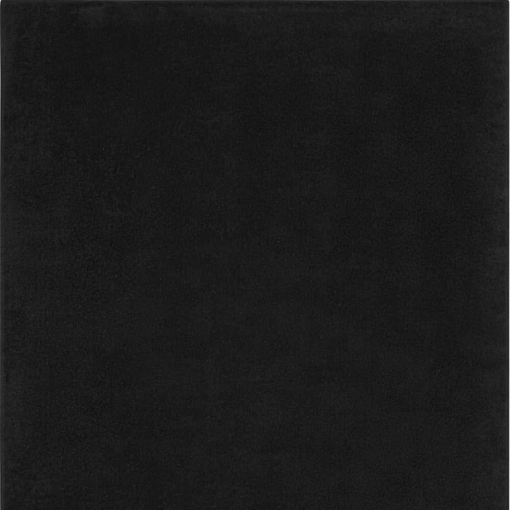 5' X 7' Black Non Skid Indoor Outdoor Area Rug