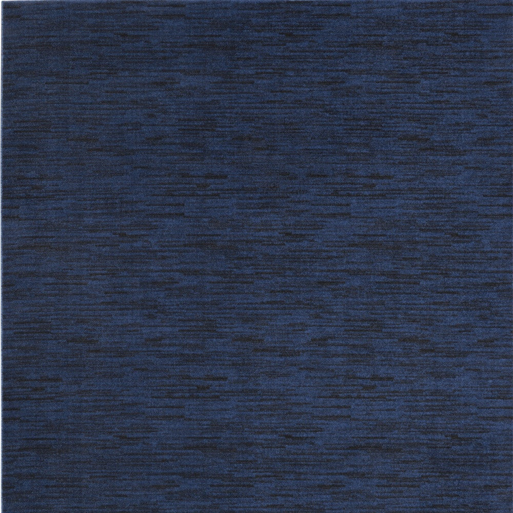 10' X 14' Midnight Blue Non Skid Indoor Outdoor Area Rug