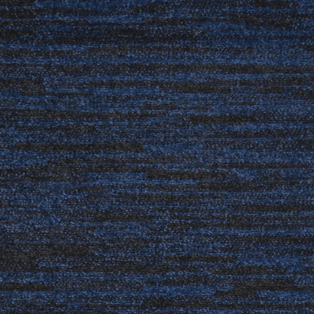 2' X 6' Midnight Blue Non Skid Indoor Outdoor Runner Rug