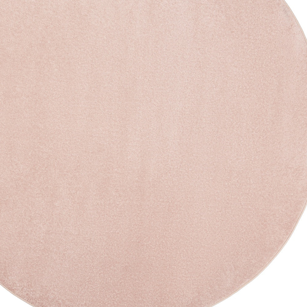 8' X 8' Pink Round Non Skid Indoor Outdoor Area Rug