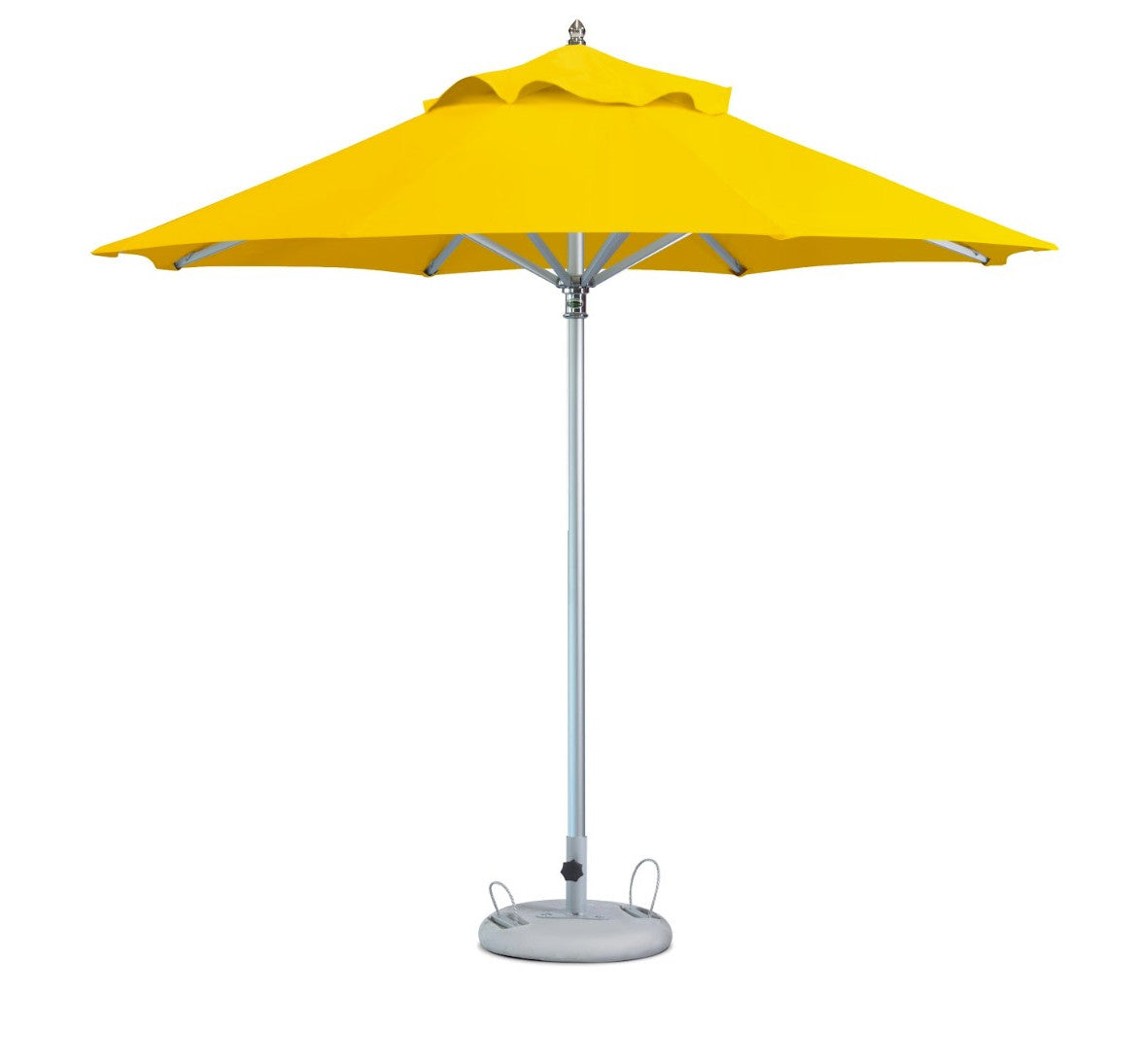 13' Yellow Polyester Round Market Patio Umbrella