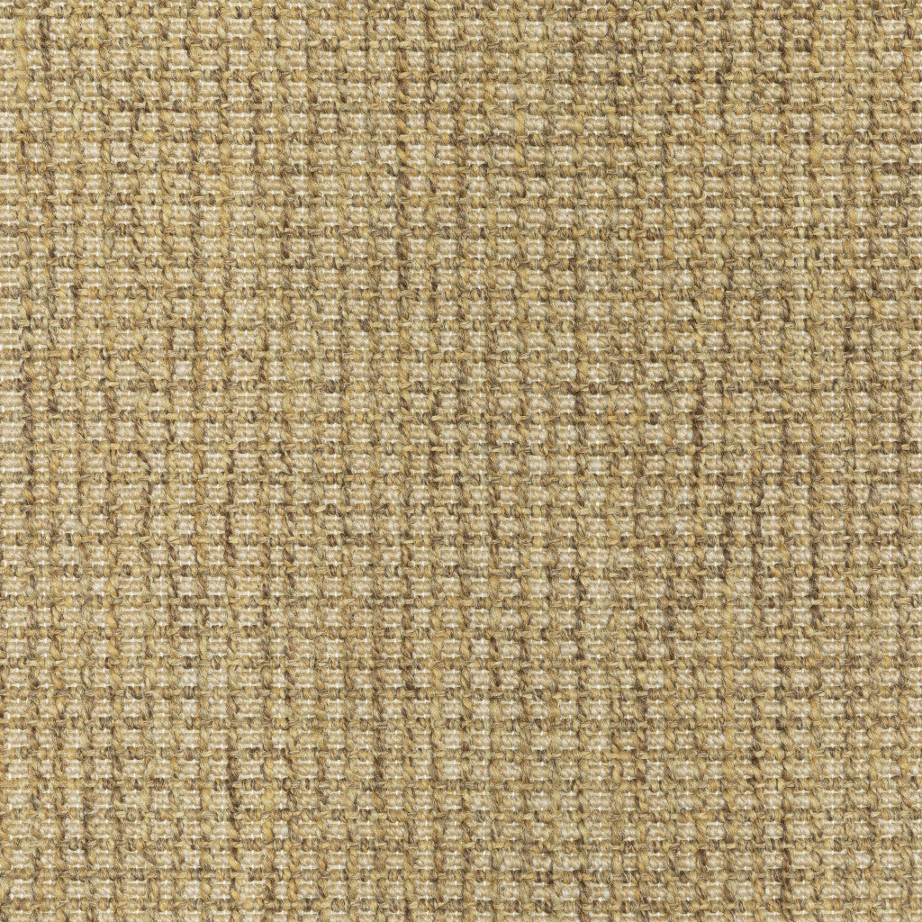 8' x 8' Tan Round Stain Resistant Indoor Outdoor Area Rug