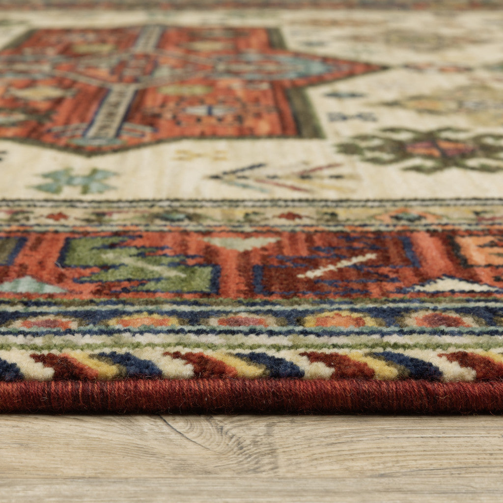 10' x 13' Oriental Area Rug with Fringe