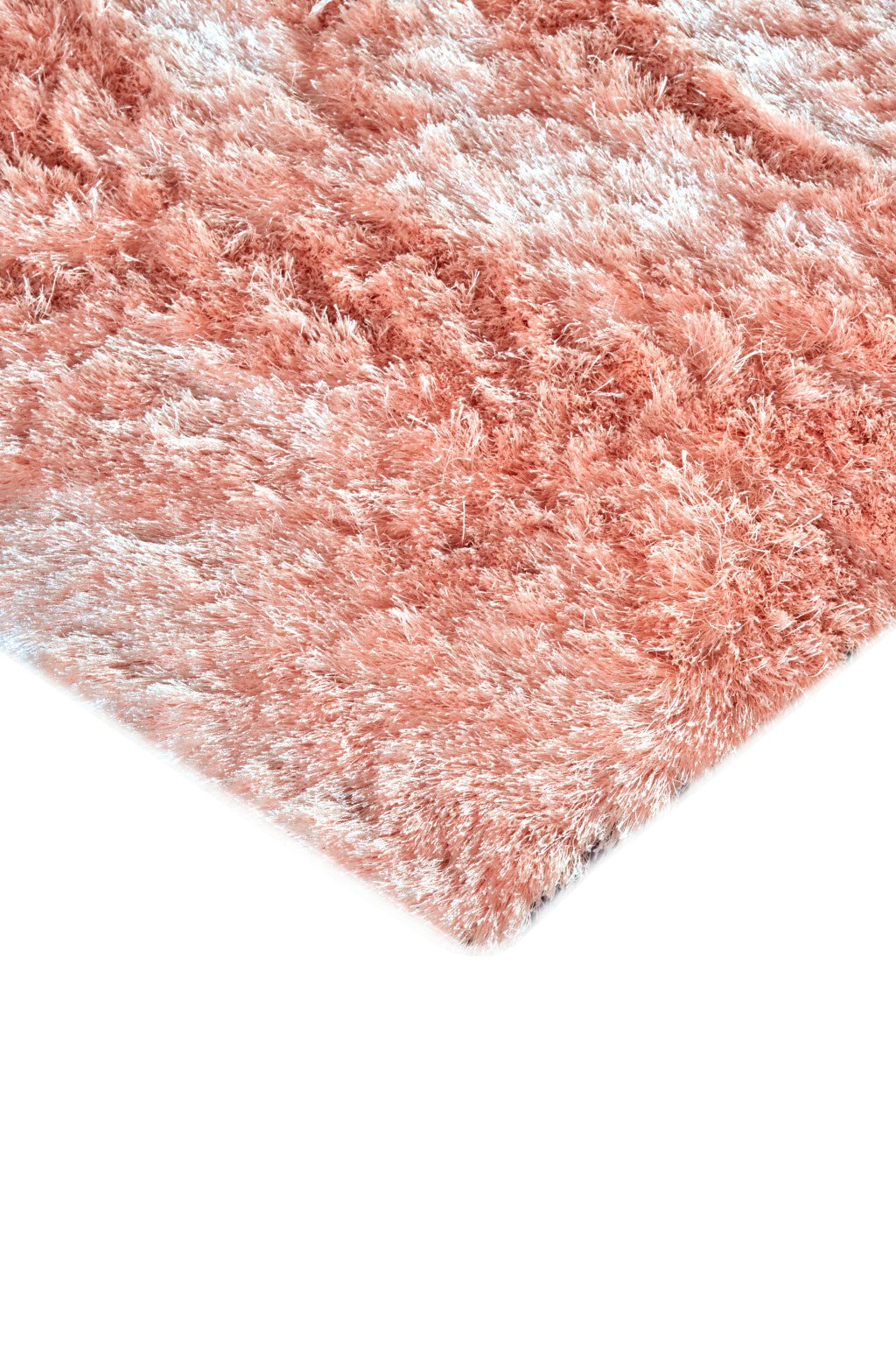 2' X 3' Pink Shag Tufted Handmade Area Rug