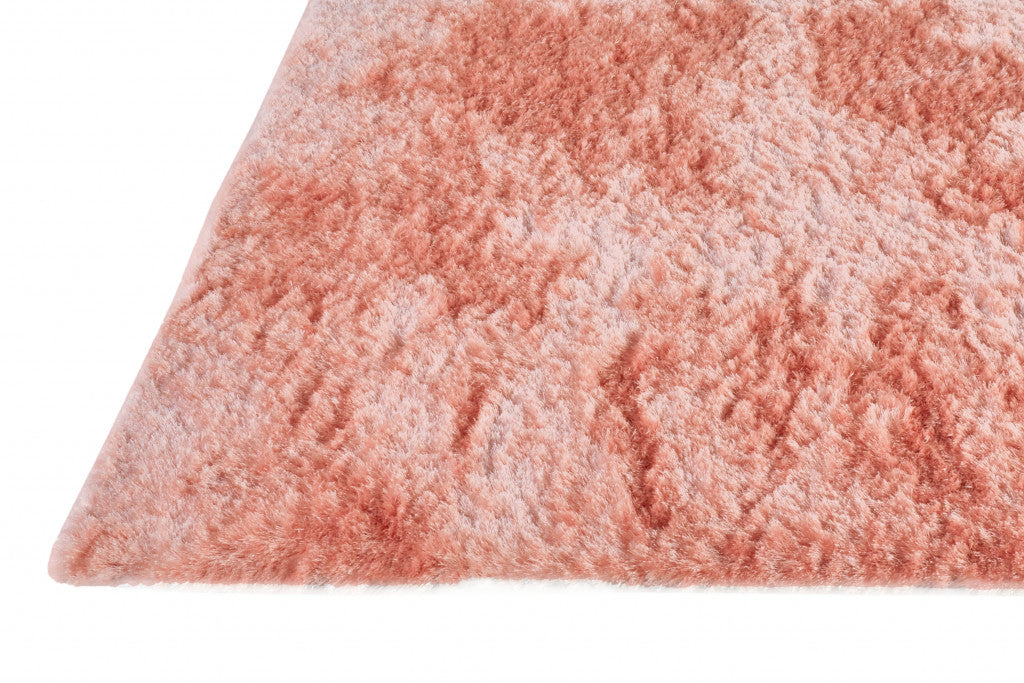 2' X 3' Pink Shag Tufted Handmade Area Rug