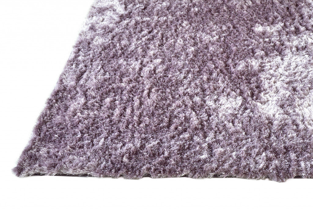 4' X 6' Purple Shag Tufted Handmade Area Rug