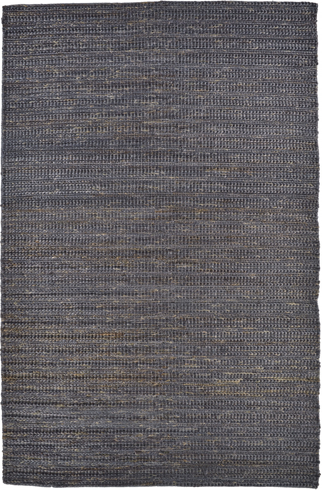 5' X 8' Brown Blue And Taupe Hand Woven Area Rug