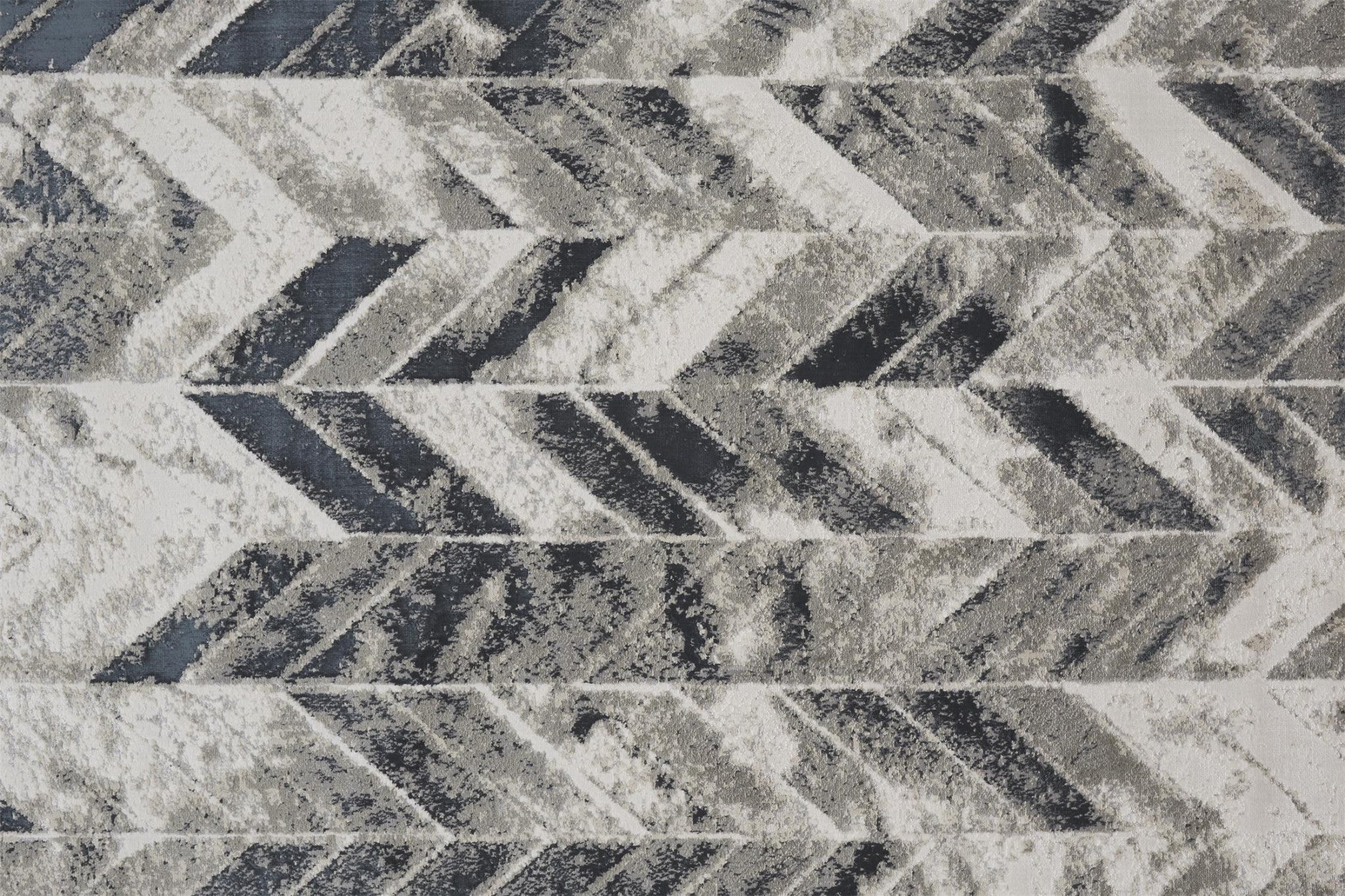 4' X 6' Black Gray And Silver Geometric Area Rug