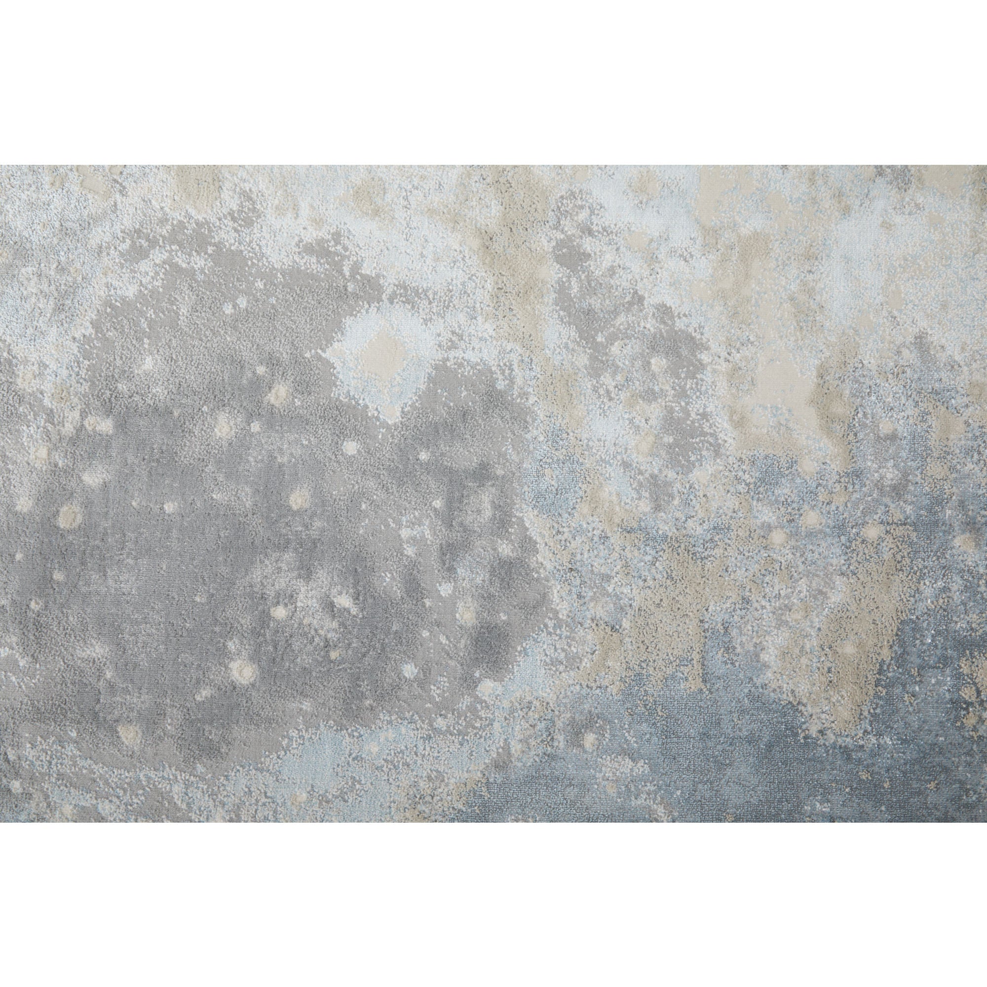 5' x 8' Blue Abstract Area Rug