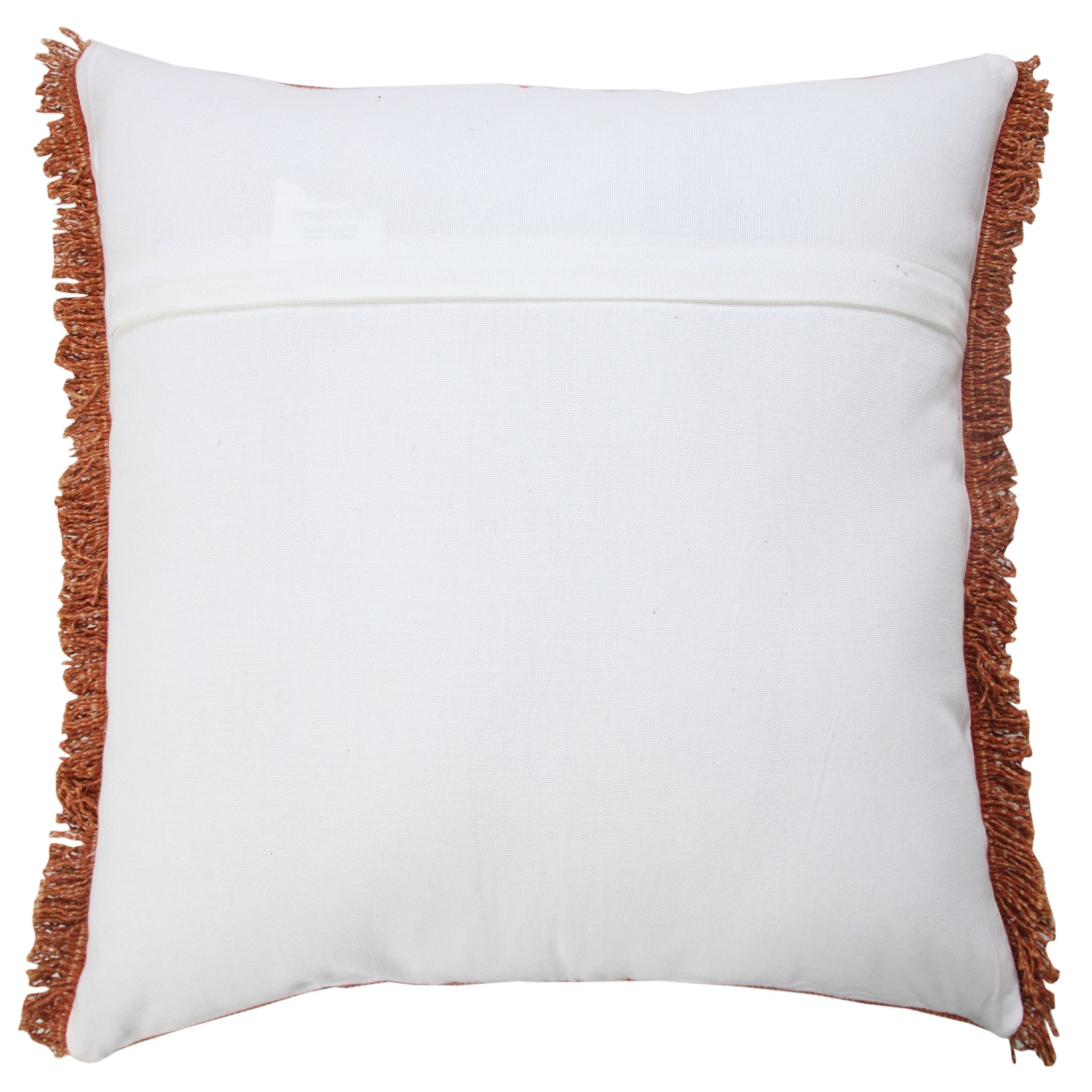 20" X 20" Adobe Clay 100% Cotton Zippered Pillow