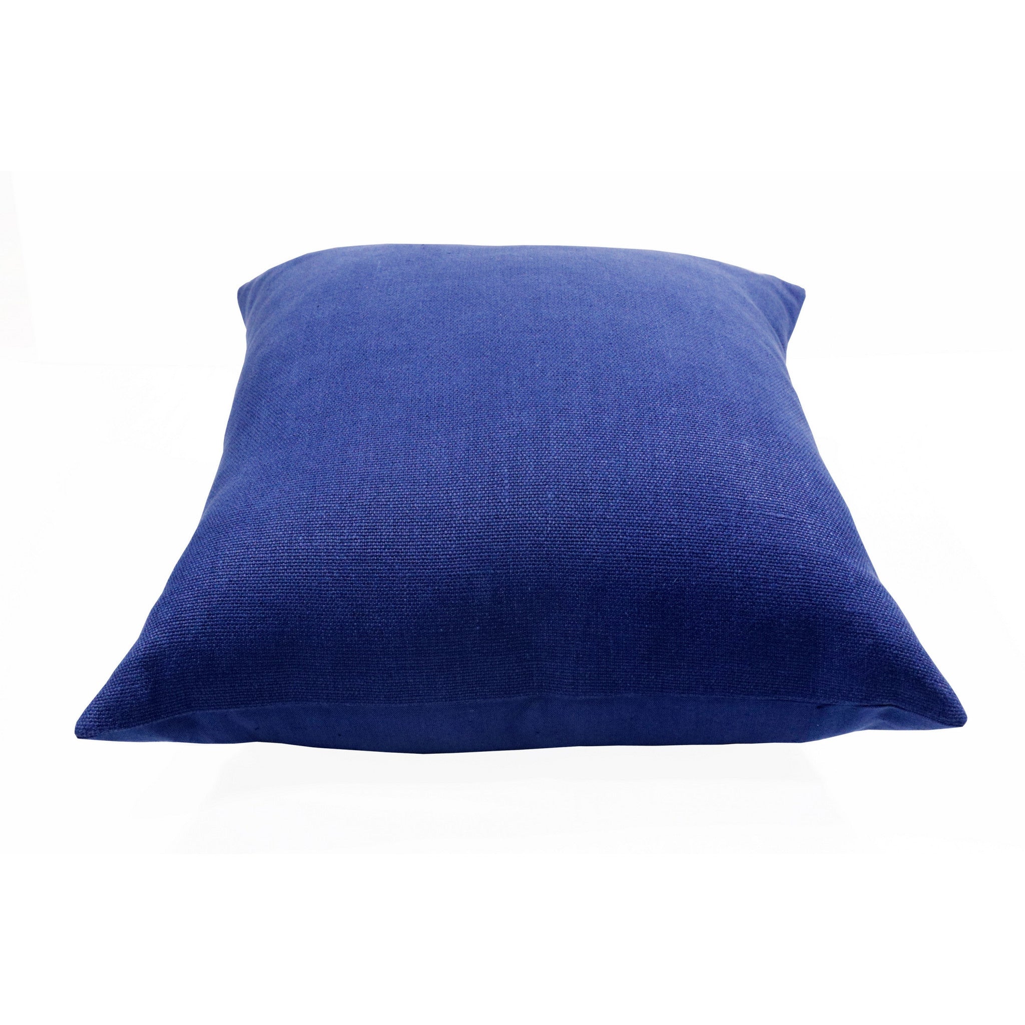 20" X 20" Navy Linen Zippered Pillow