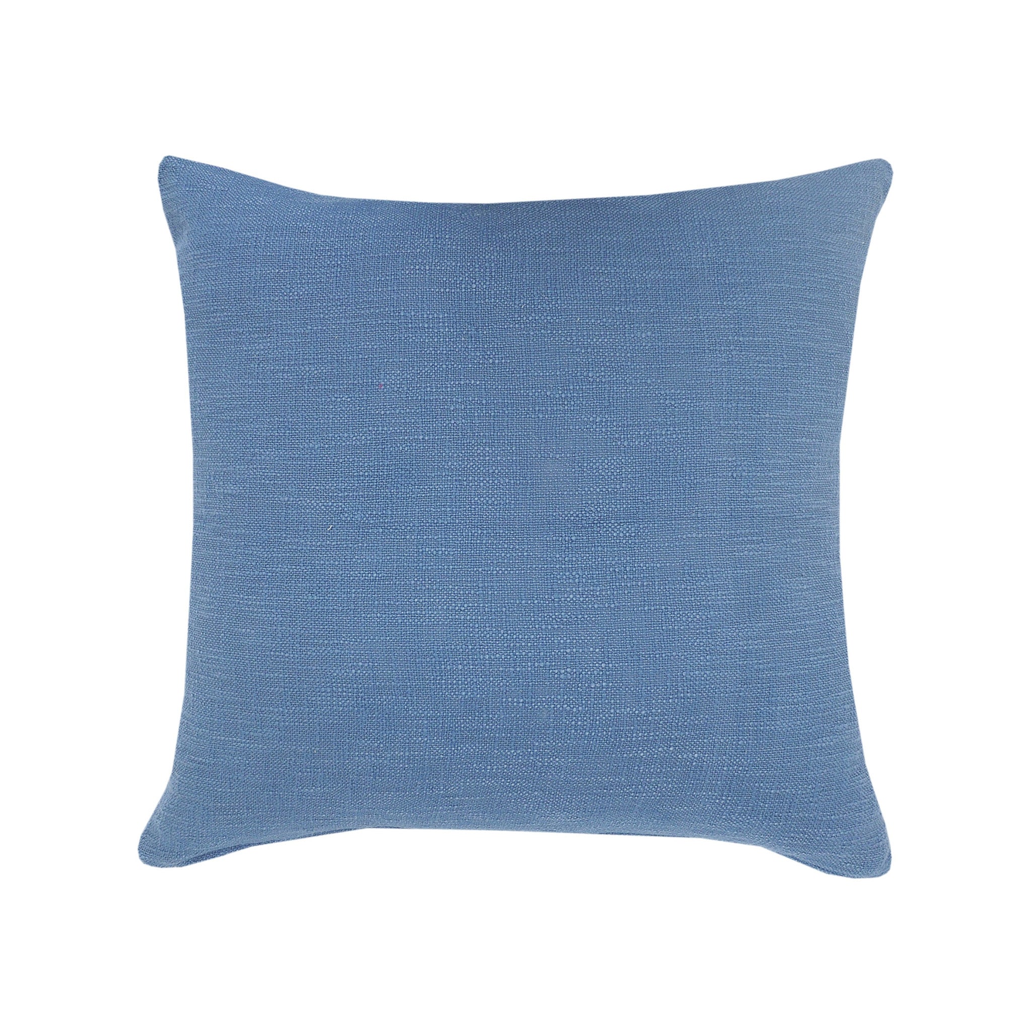 18" X 18" Cobalt Blue 100% Cotton Zippered Pillow