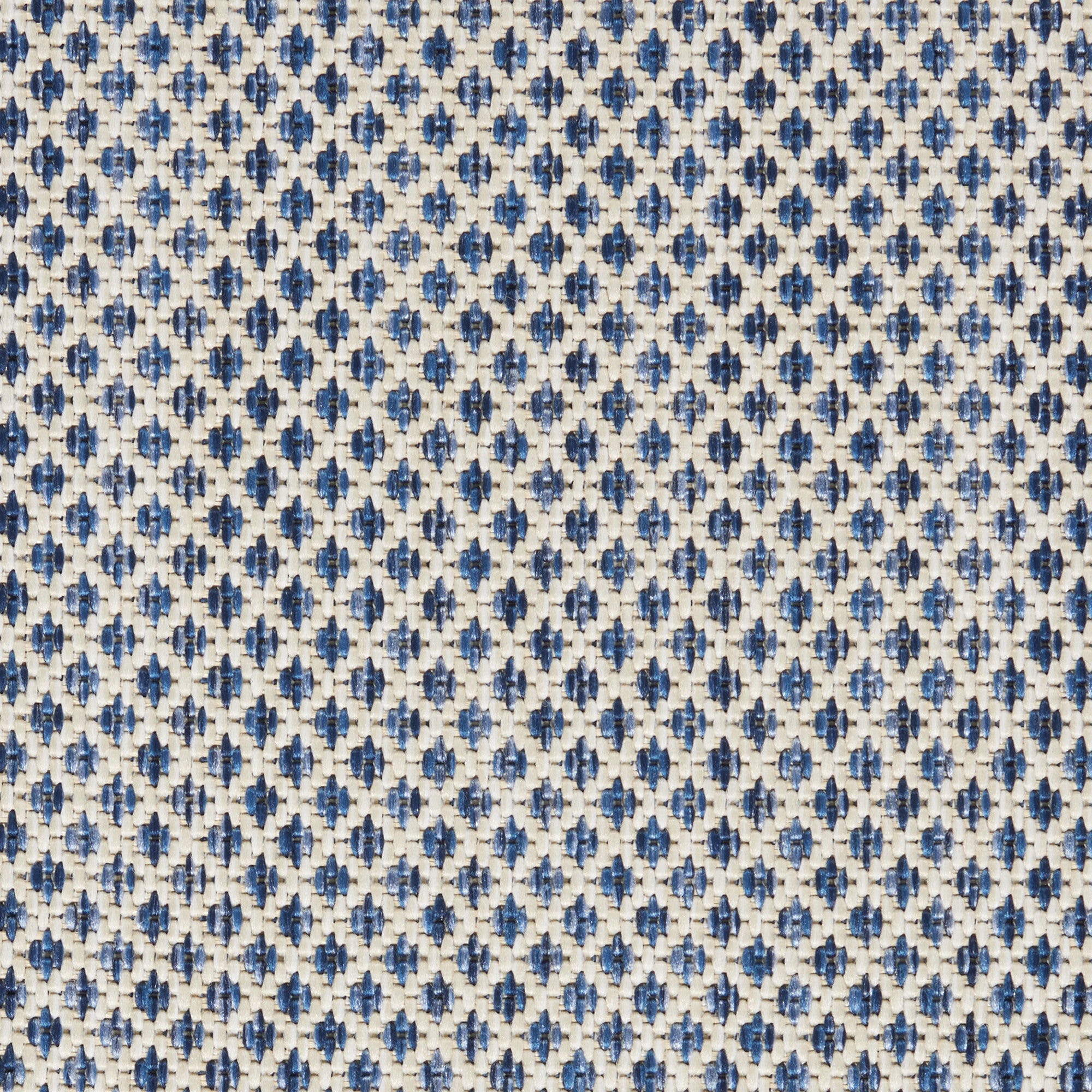 5' X 7' Blue Geometric Power Loom Area Rug