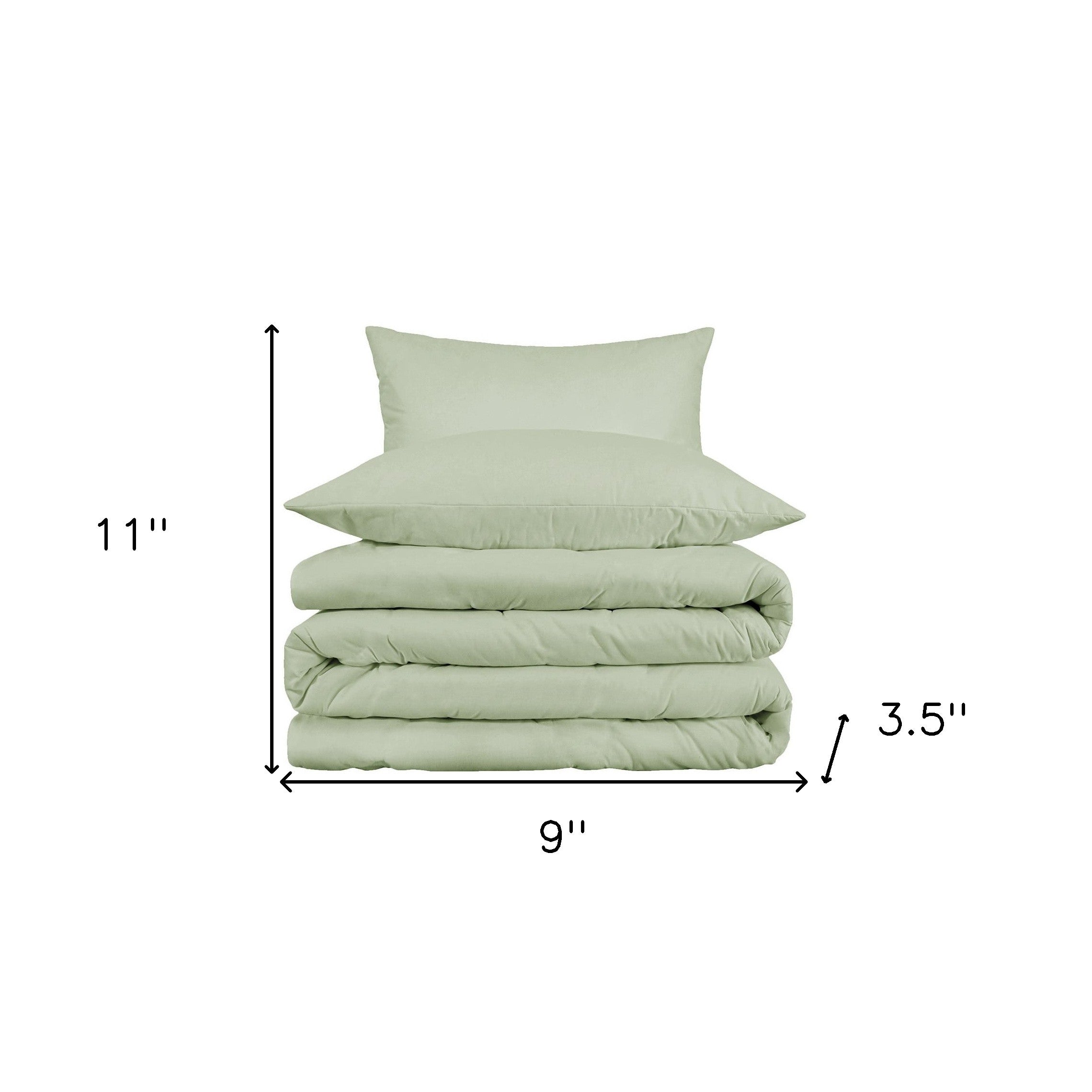 Green Queen Cotton Blend 1000 Thread Count Washable Duvet Cover Set