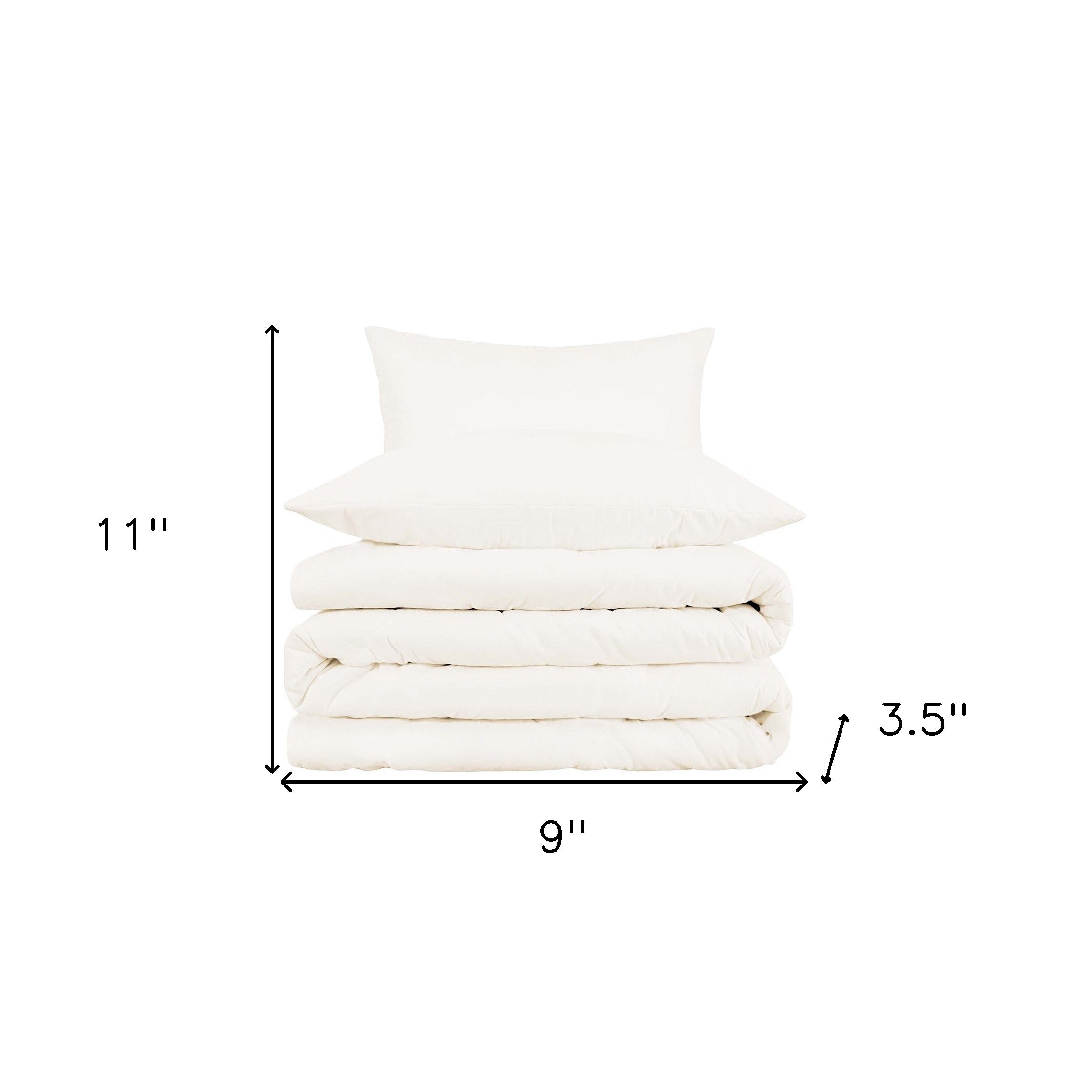 Ivory Queen Cotton Blend 1000 Thread Count Washable Duvet Cover Set