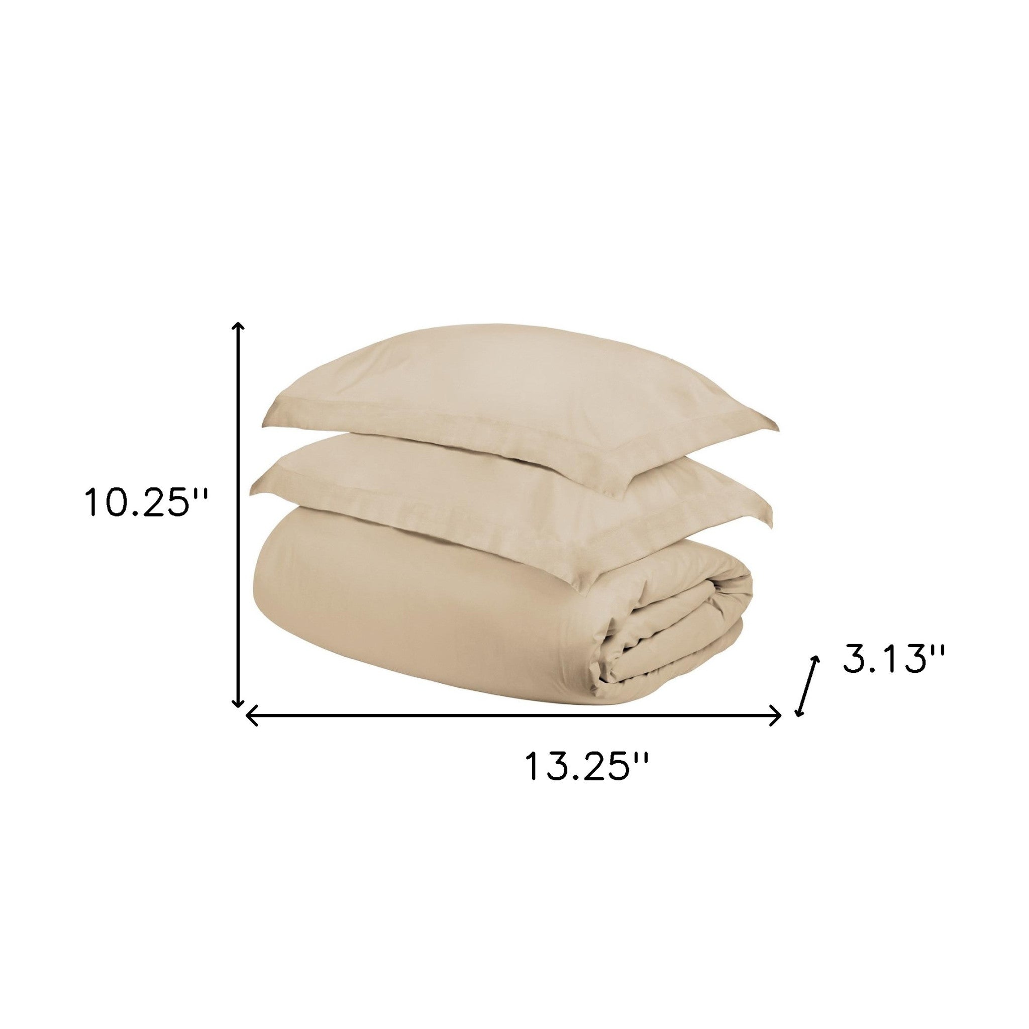 Ivory King Cotton Blend 400 Thread Count Washable Duvet Cover Set