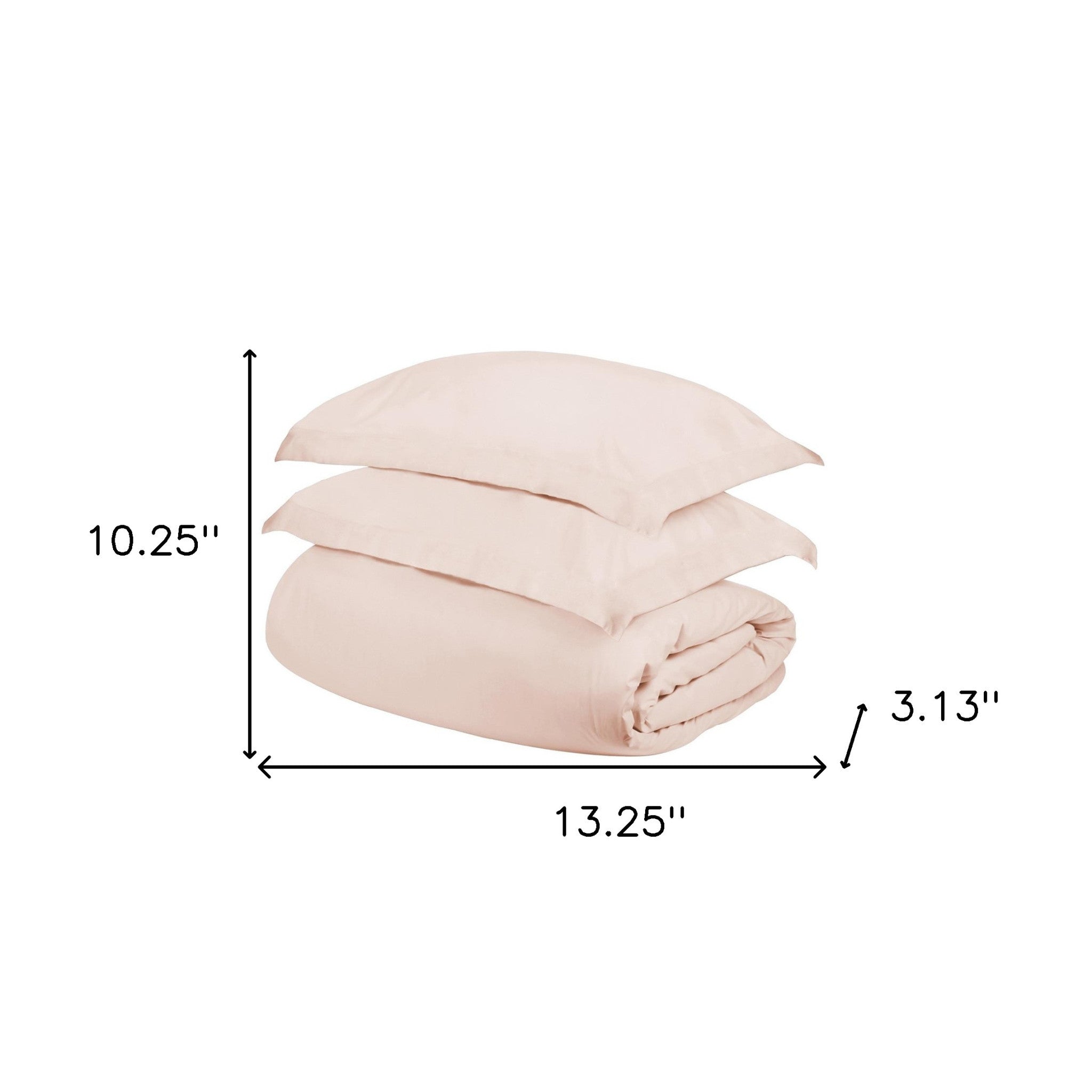 Pink King Cotton Blend 400 Thread Count Washable Duvet Cover Set