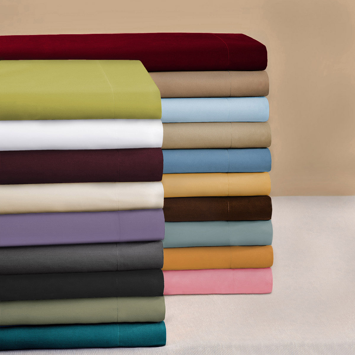 Burgundy King Cotton Blend 650 Thread Count Washable Duvet Cover Set