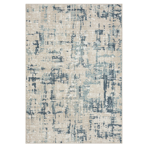 5' x 7' Gray Abstract Area Rug