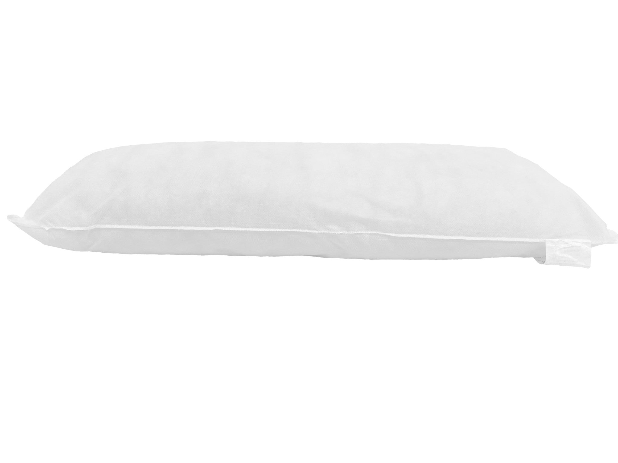 12" X 24" White No Icon Polyester Blown Seam Pillow Insert