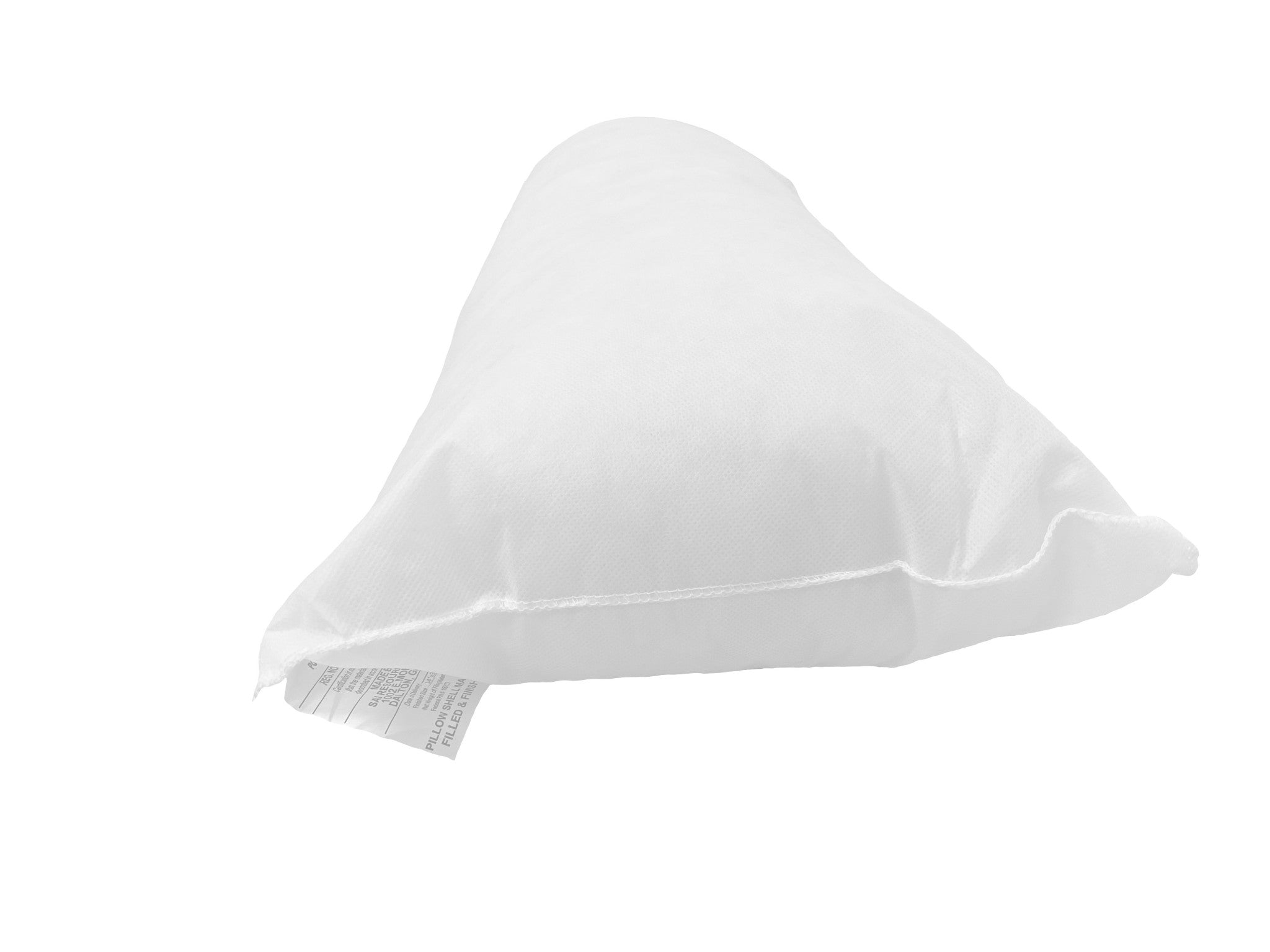 14" X 20" White Polyester Blown Seam Pillow Insert