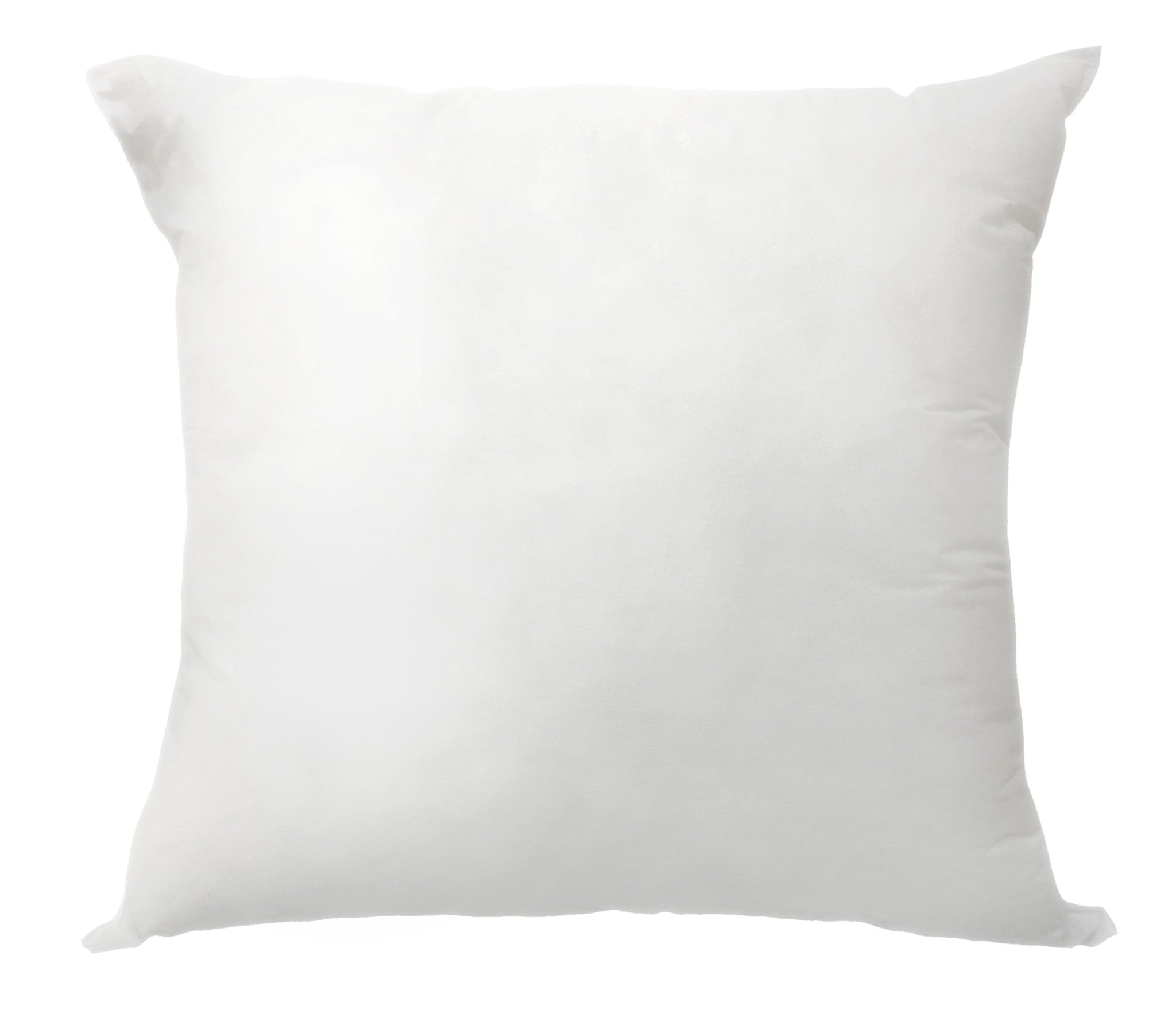 18" X 18" White Polyester Blown Seam Pillow Insert