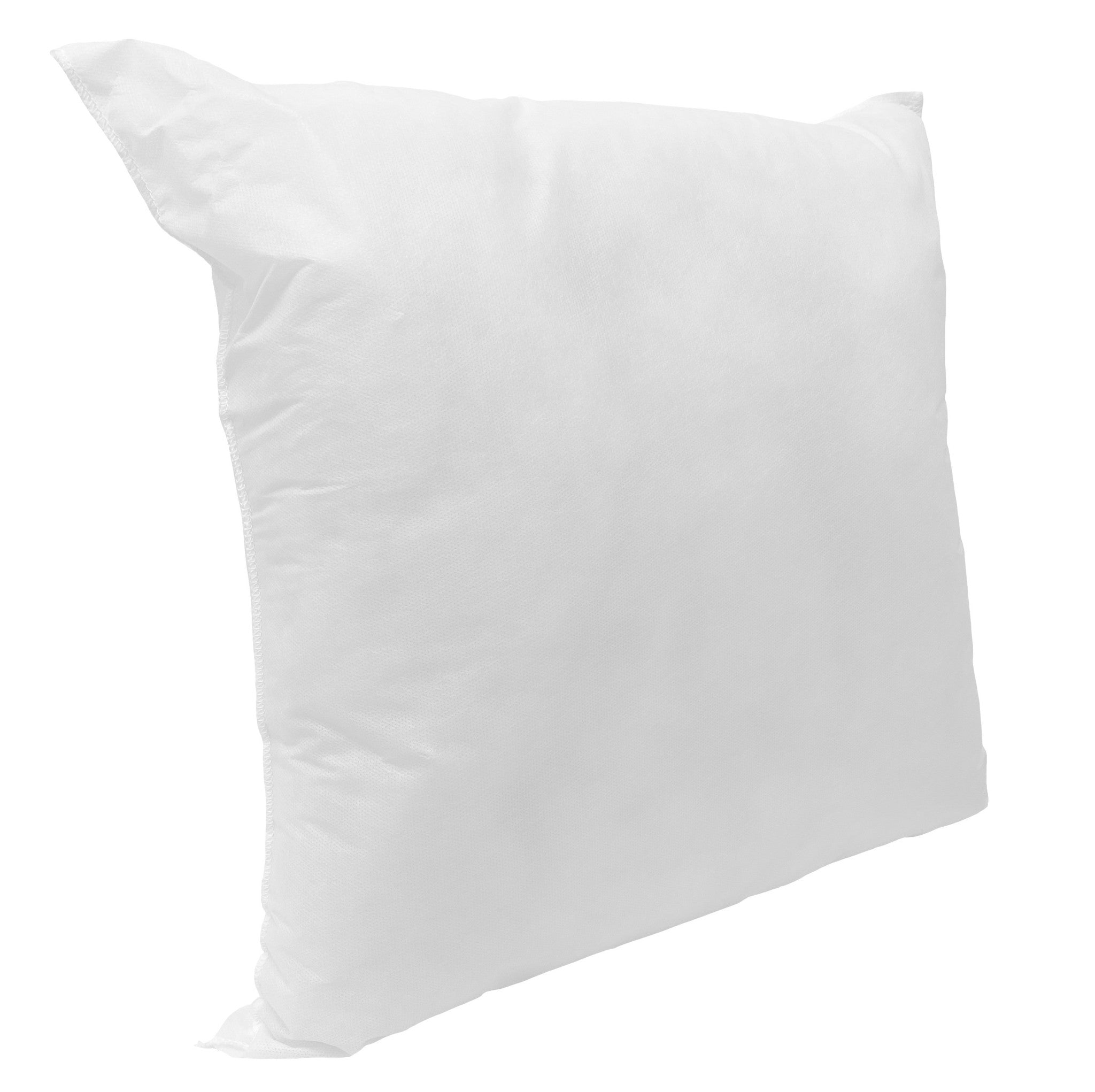 18" X 18" White Polyester Blown Seam Pillow Insert