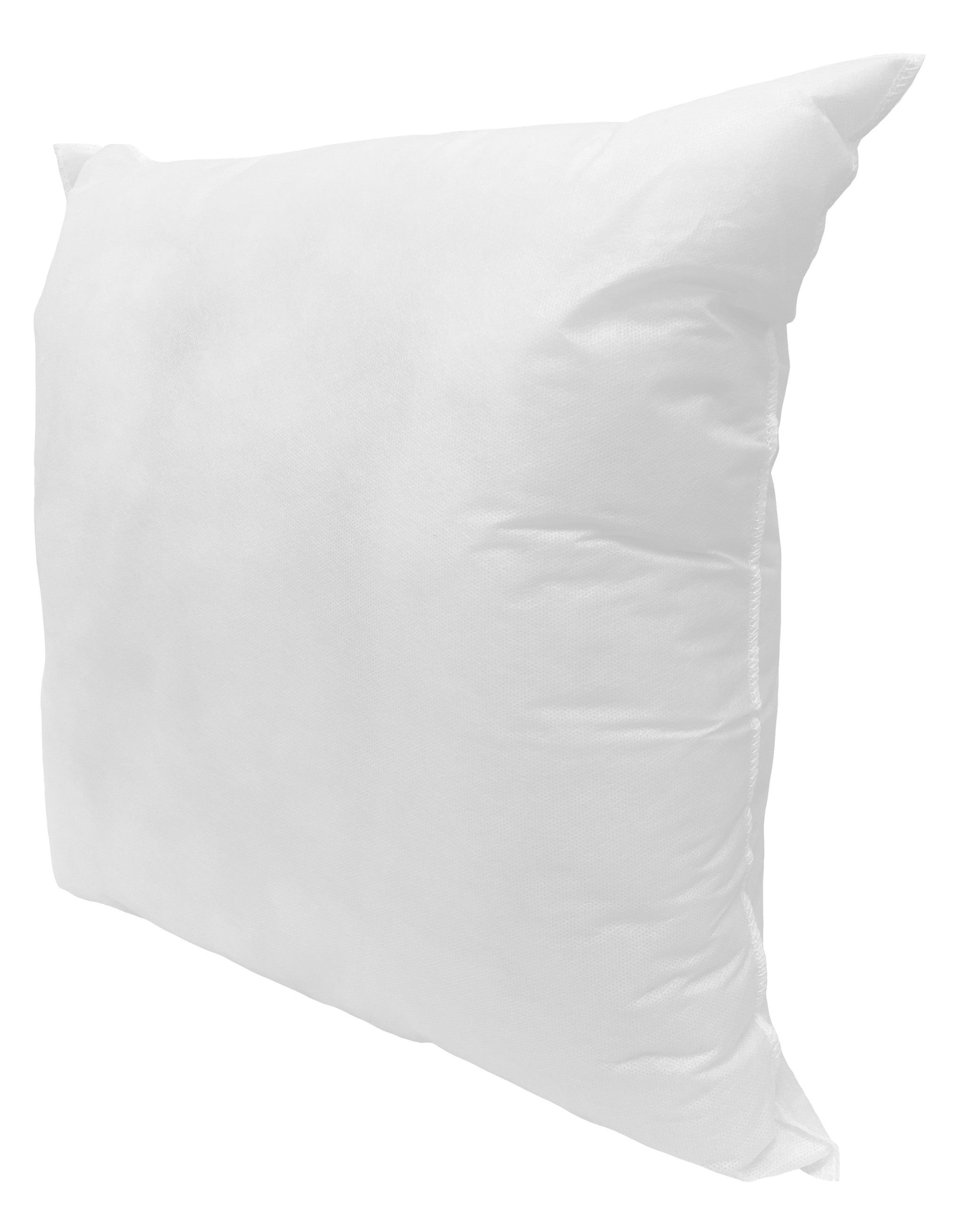 30" X 30" White Polyester Blown Seam Pillow Insert