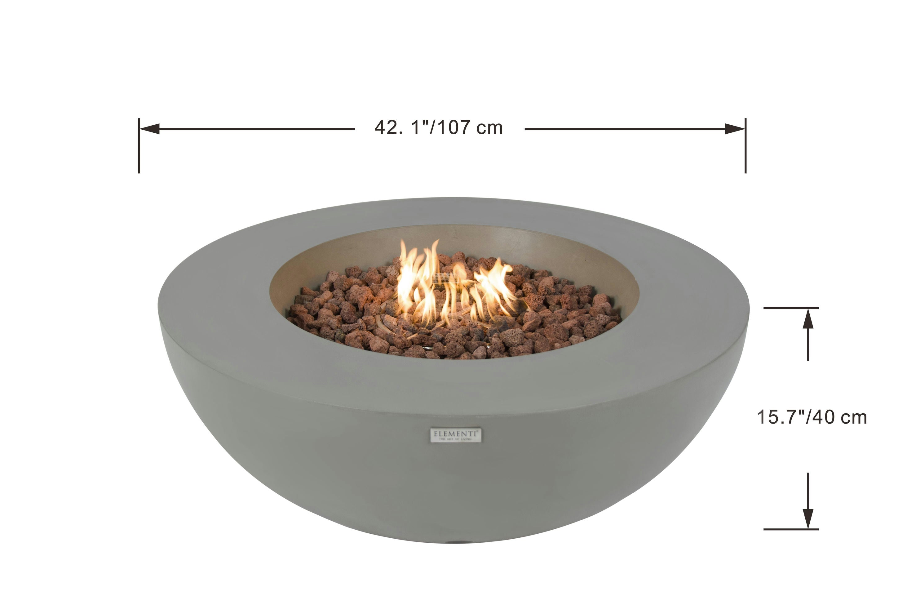 Lunar Bowl Fire Table