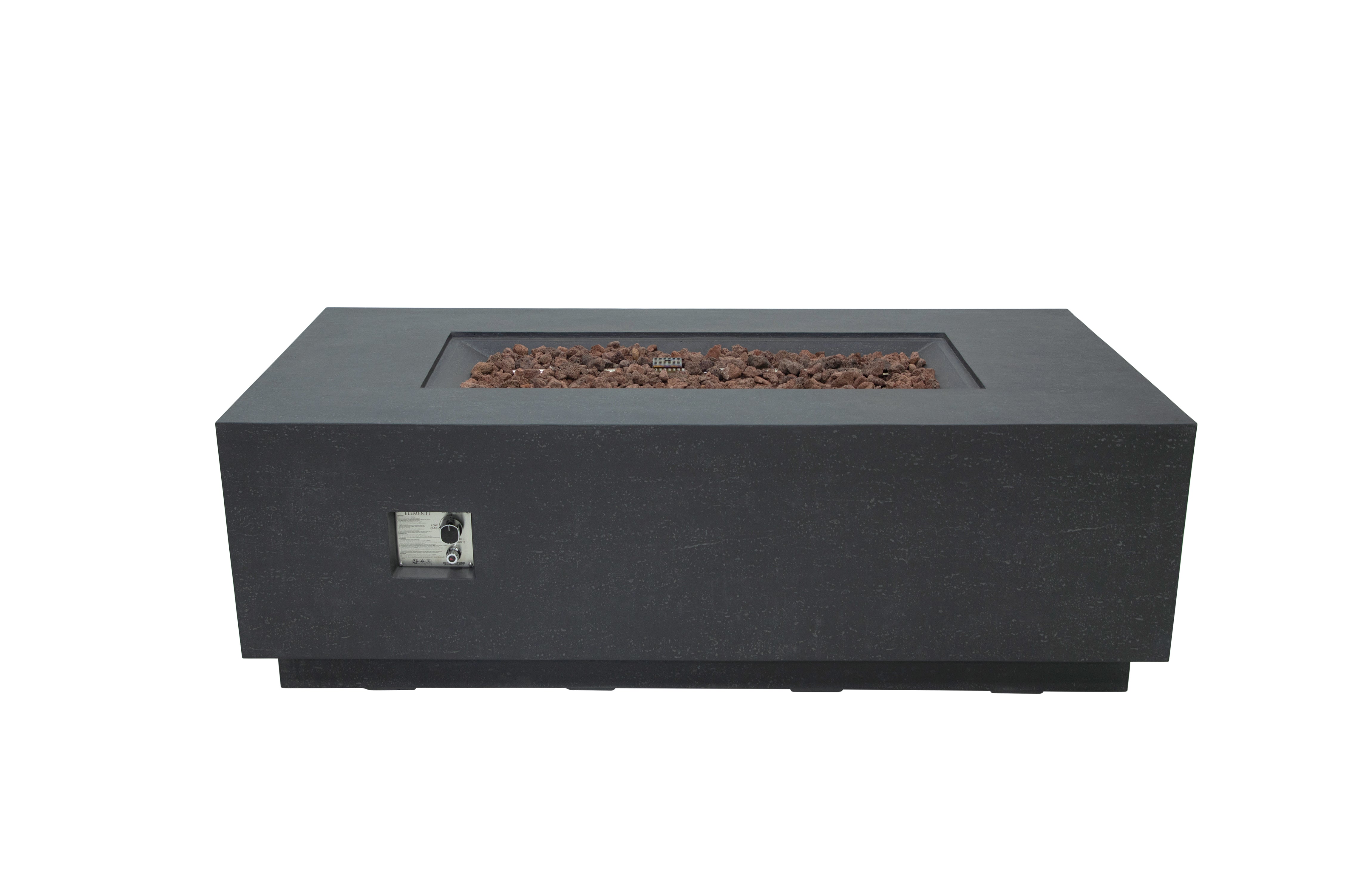 Andes Fire Table with internal propane tank holder