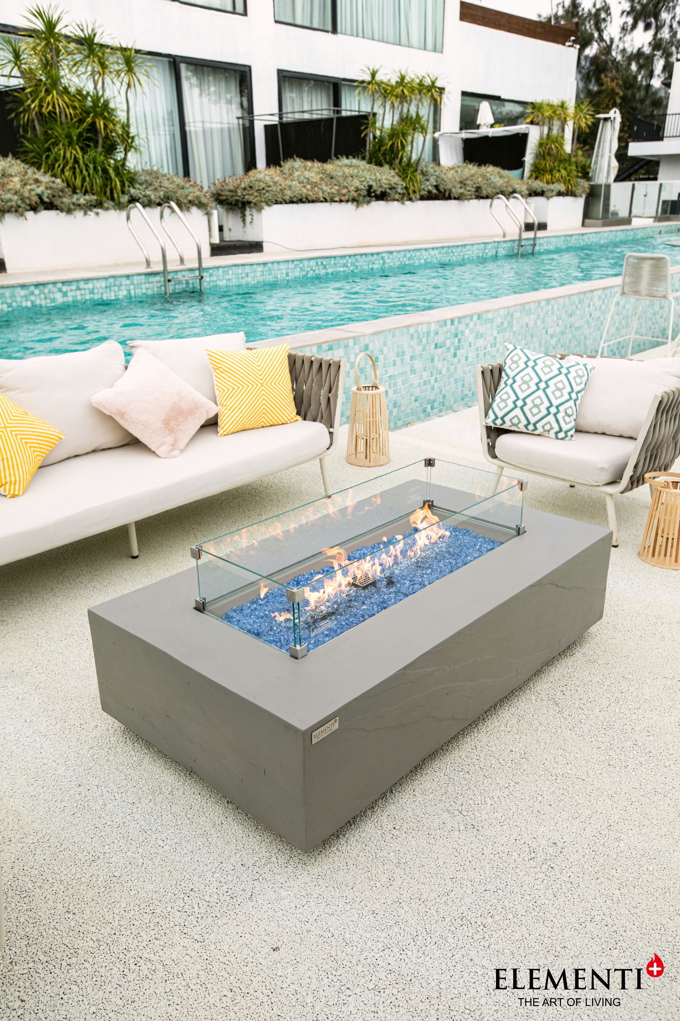 METEORA Fire Table- Space Grey Color