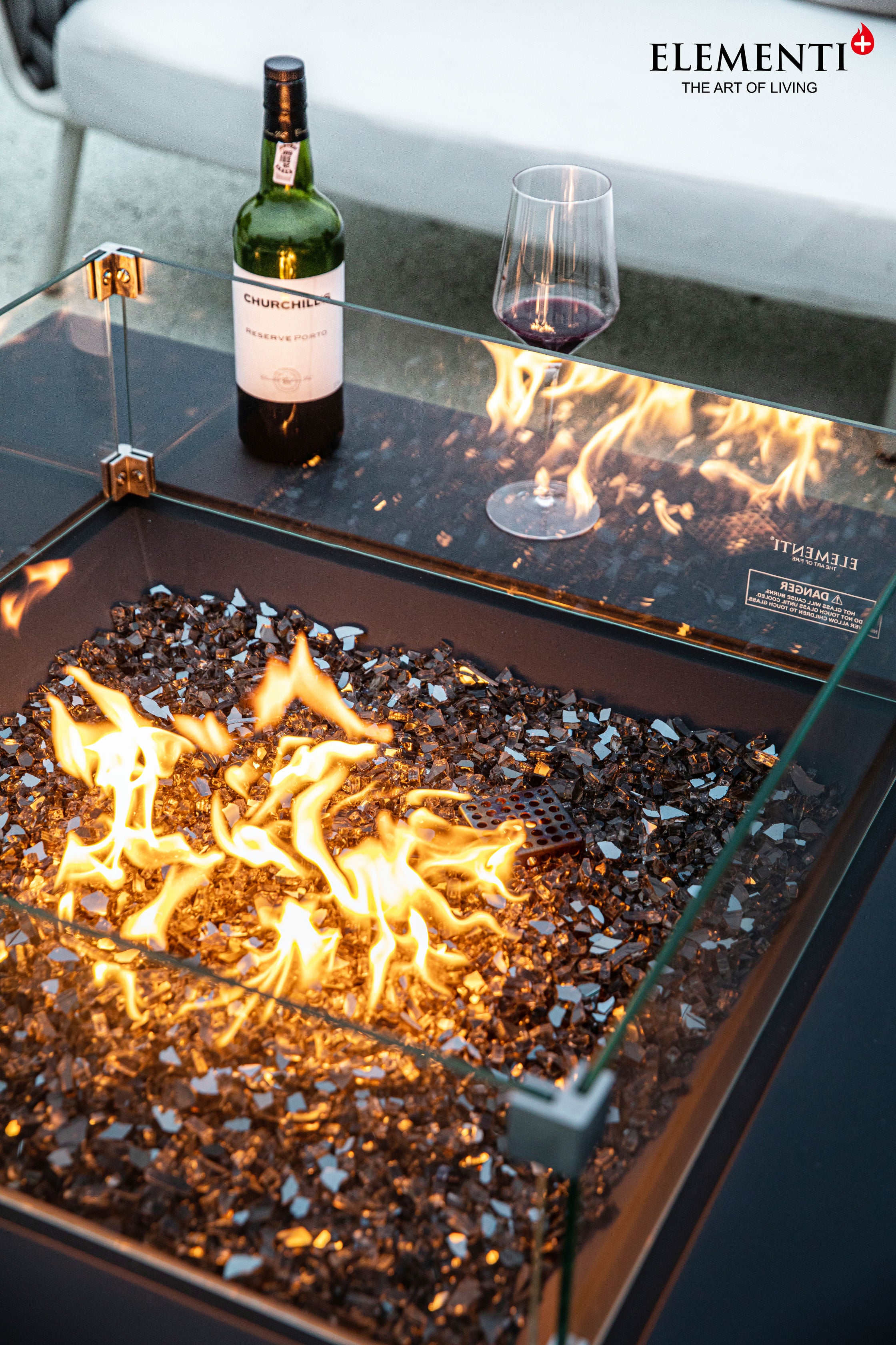 RORAIMA Fire Table -Slate Black