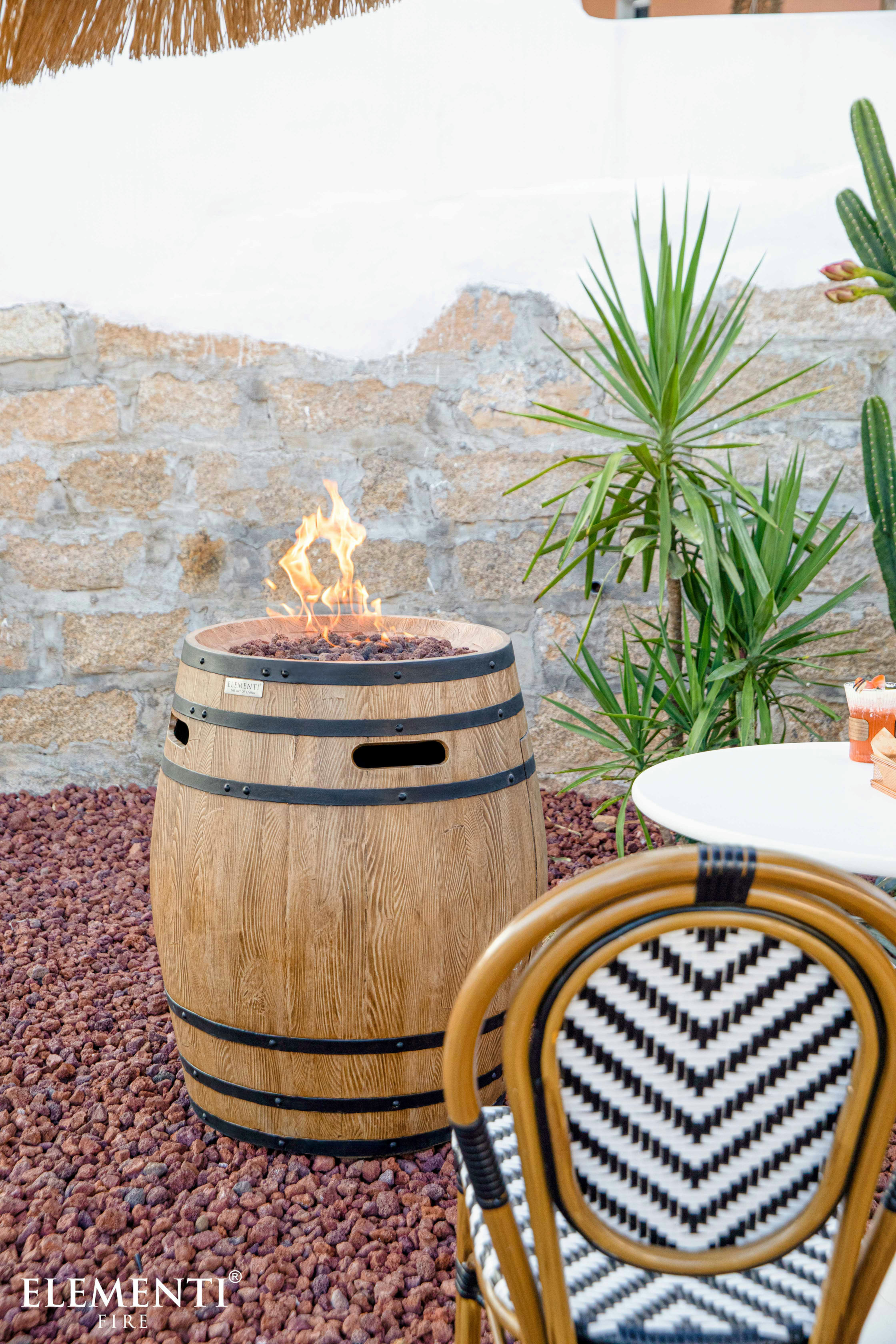 NAPA BARREL FIRE PIT