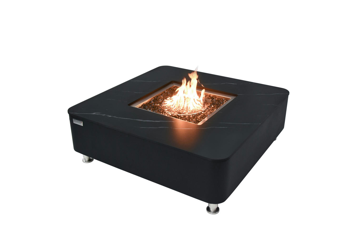 COPENHAGEN Marble Porcelain Fire Table