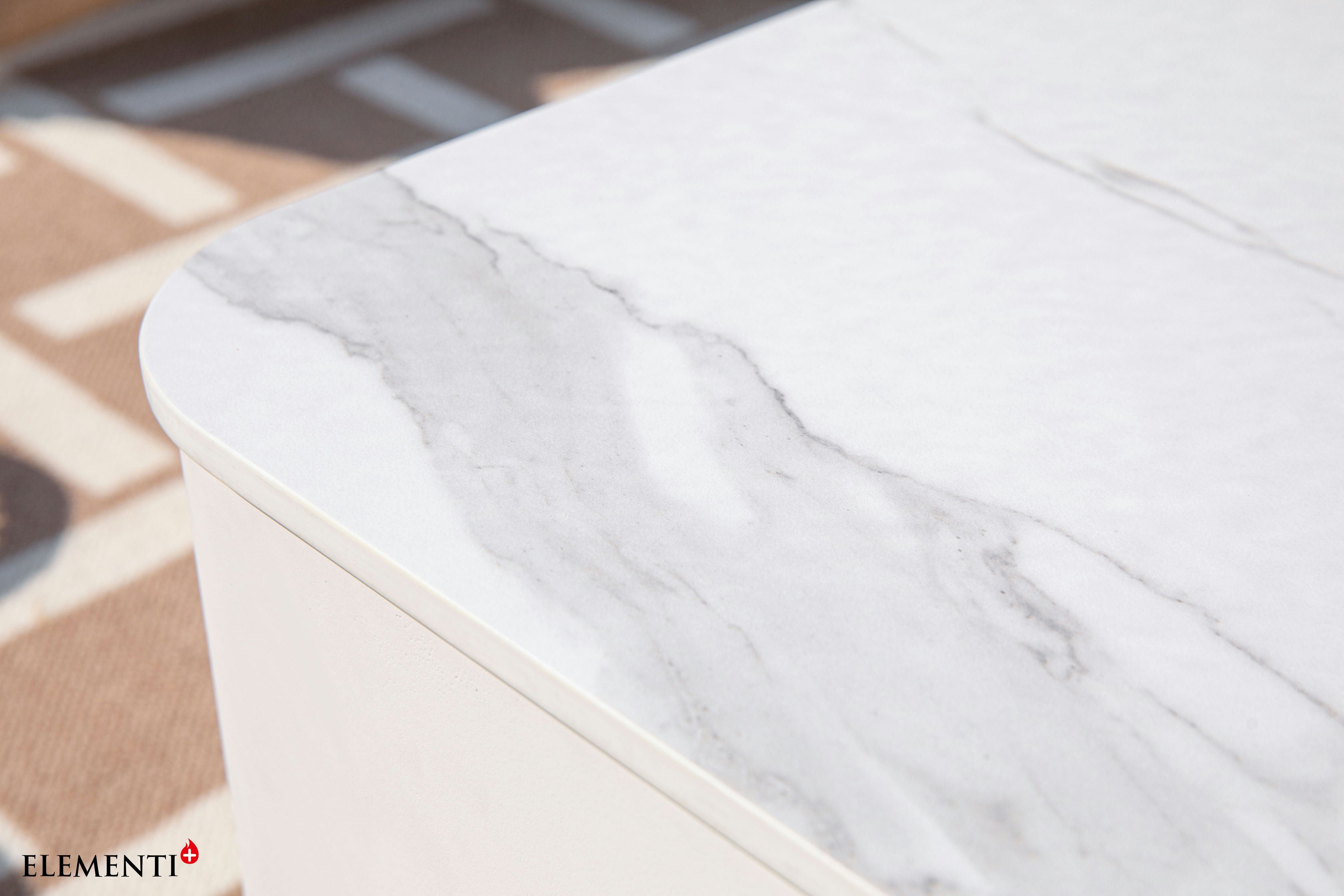 ANNECY Marble Porcelain Fire Table