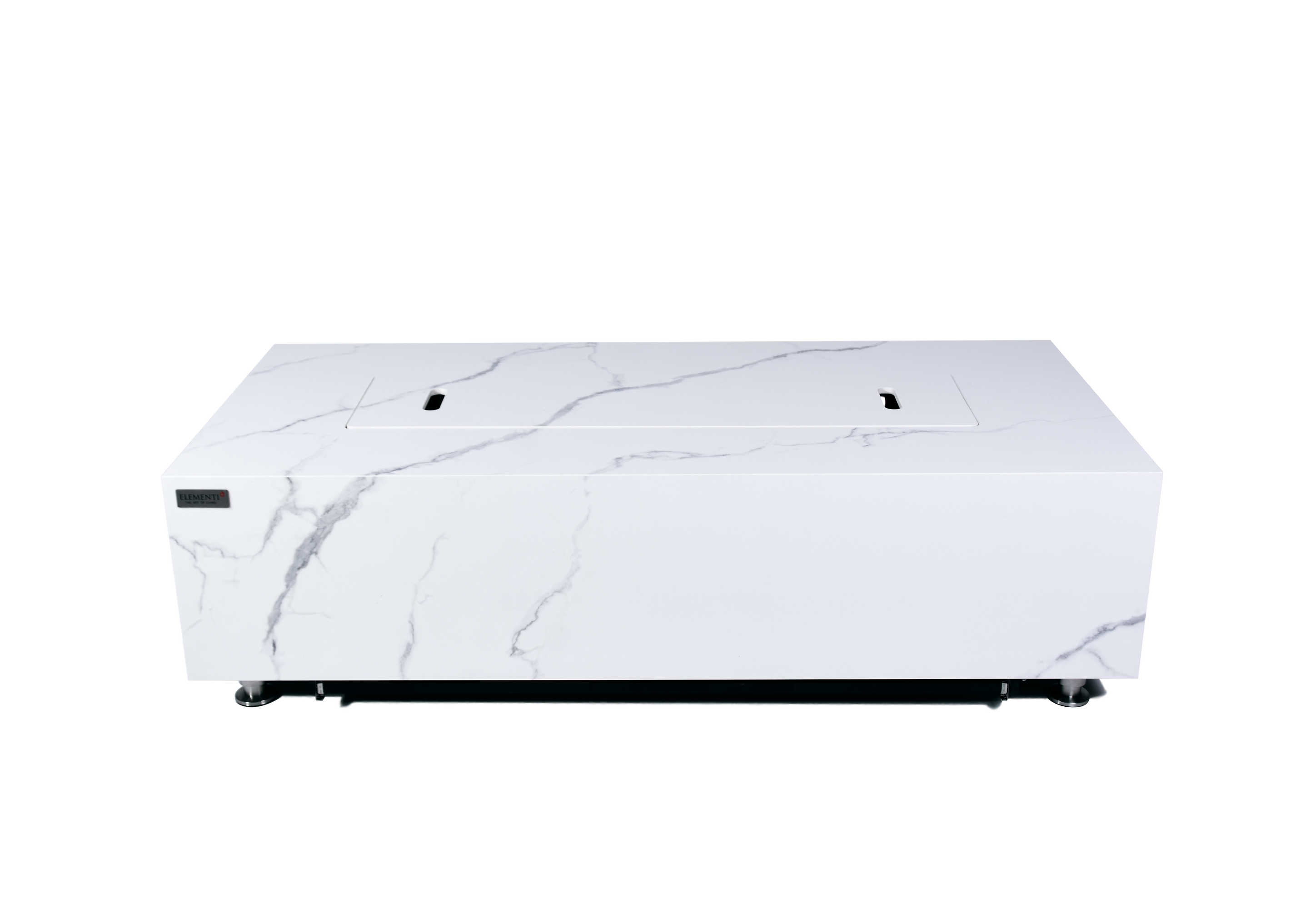 BIANCO Marble Porcelain Fire Table