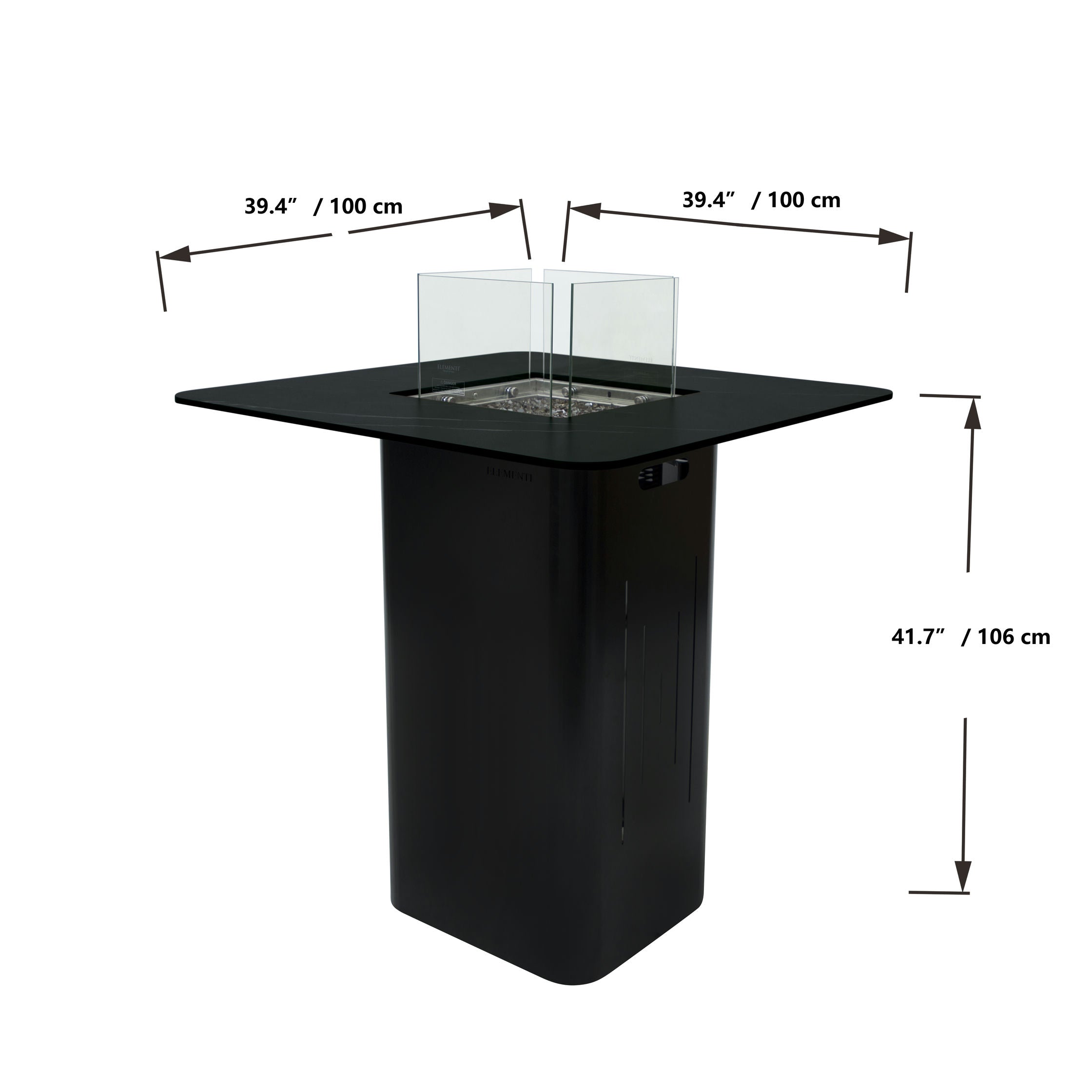 KOLN Marble Porcelain Bar Table