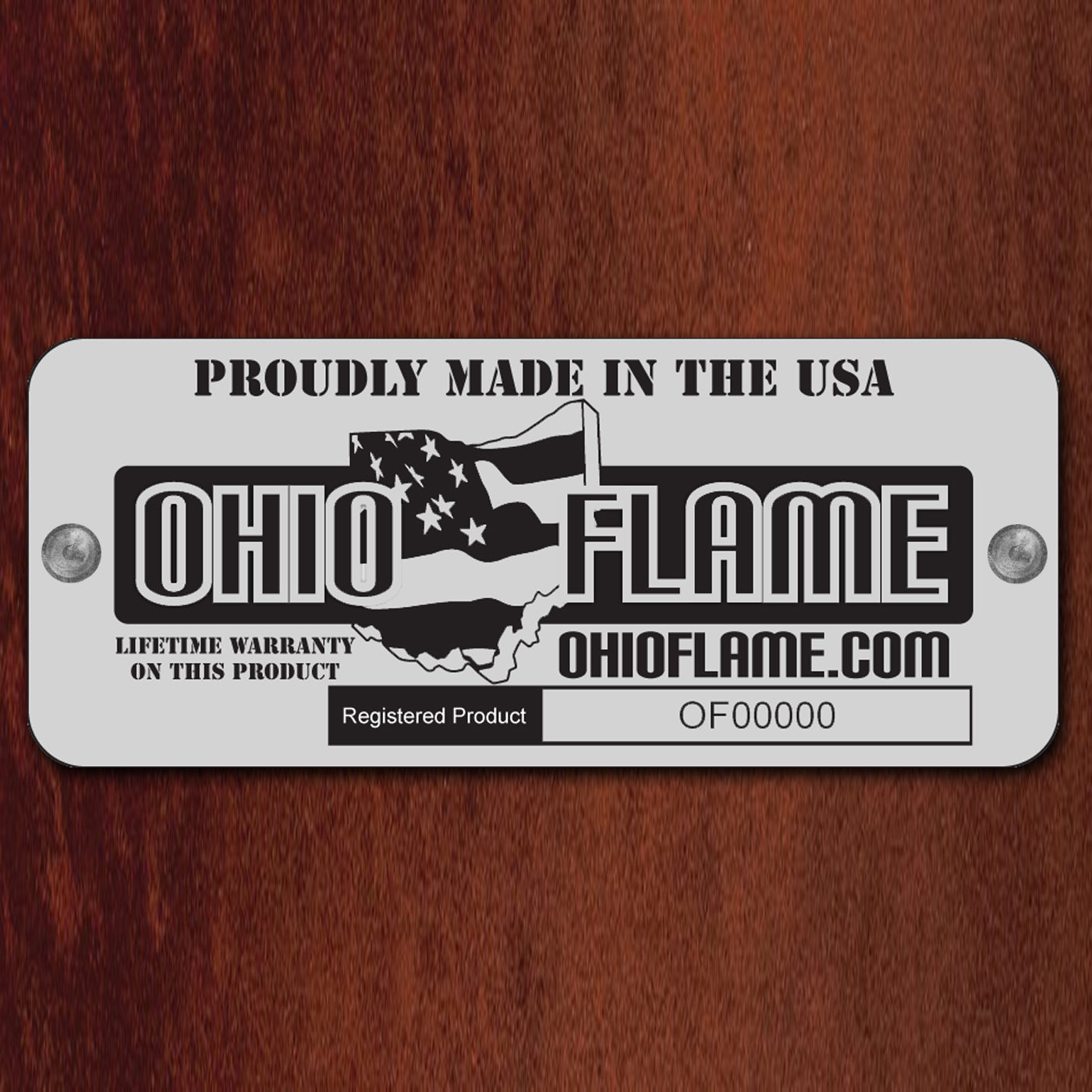 Ohio Flame Liberty Fire Pit with Curved Base