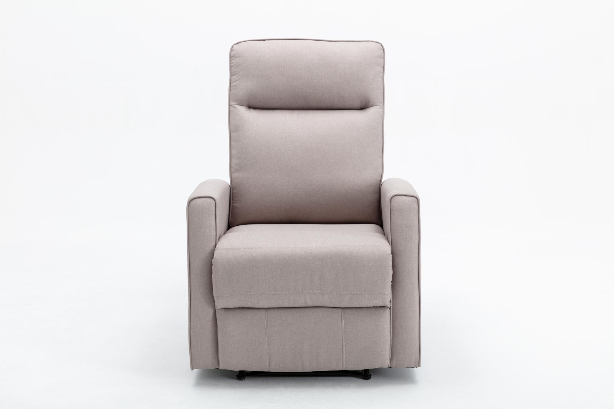 Minimalism Style Manual Recliner, Classic Single Chair, Small Sofa For Living Room&Bed Room