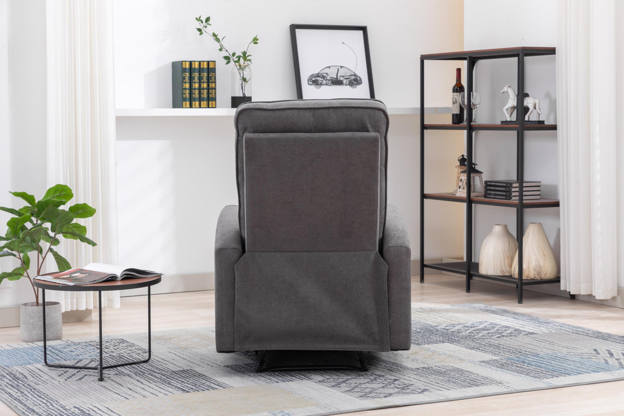 Minimalism Style Manual Recliner, Classic Single Chair, Small Sofa For Living Room&Bed Room